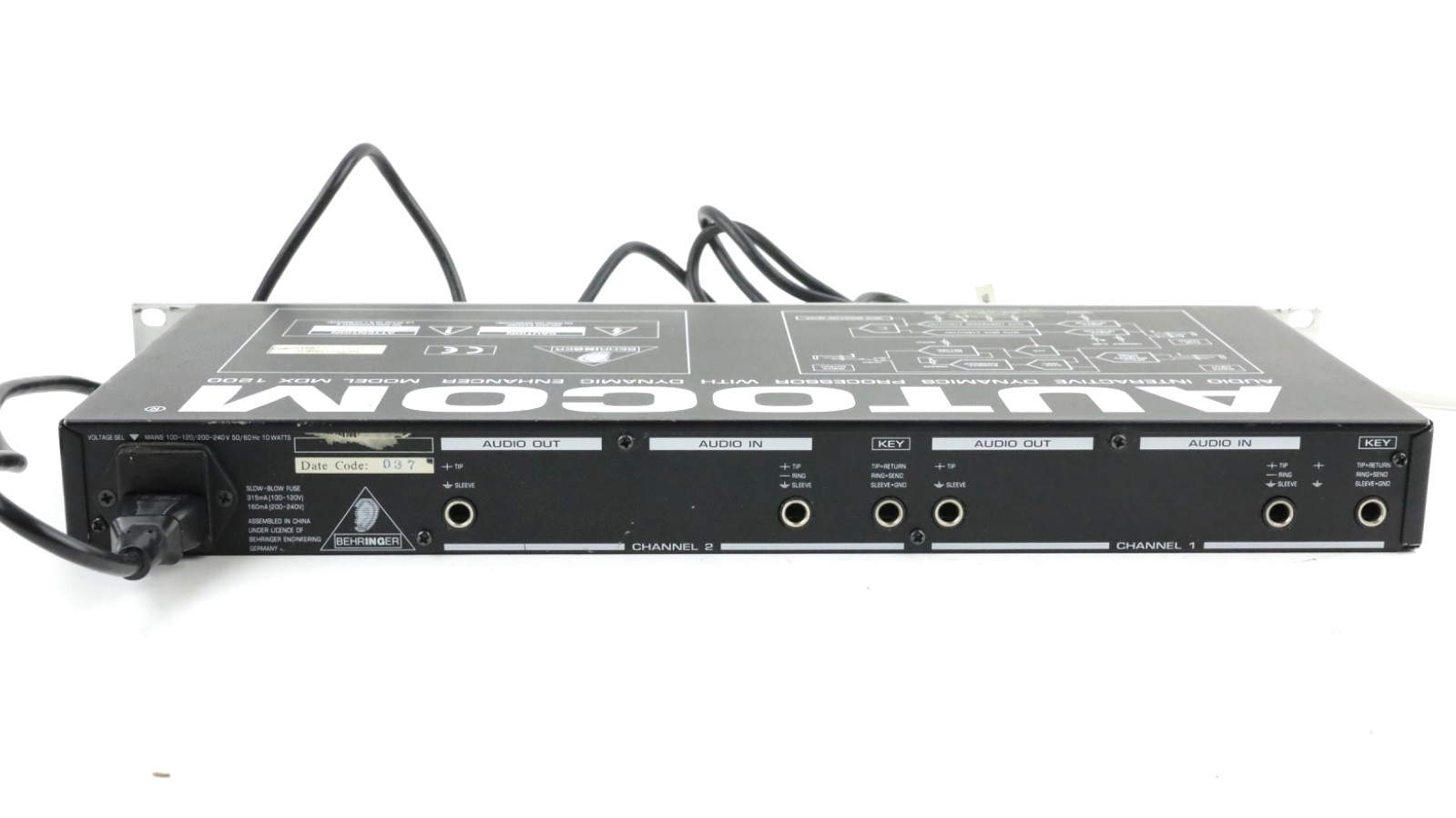 Behringer Autocom MDX1200 Interactive Dynamics Processor Dynamic Enhancer