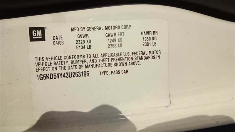 Front Door Module ID: 25717350 Fits 02-03 DEVILLE 647679