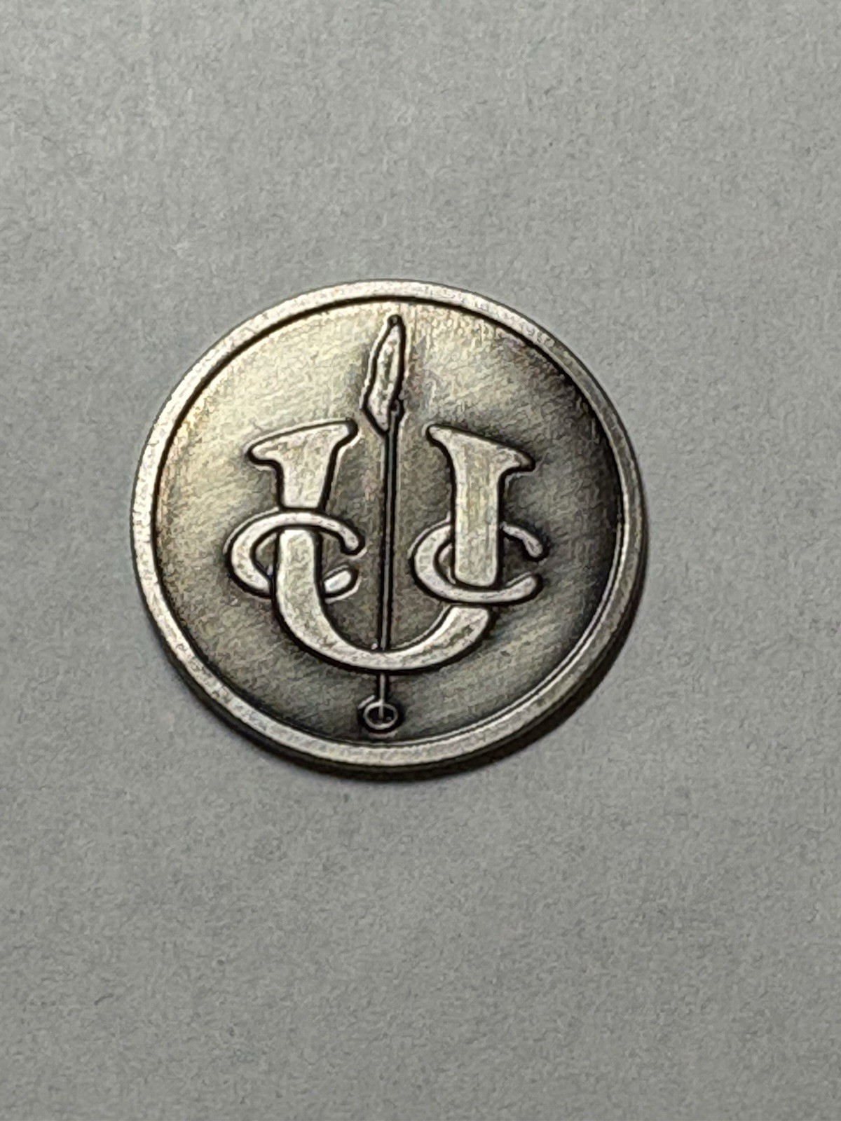 Uniontown Country Club 1" Coin Style Golf Marker - Uniontown, PA - A Beauty!