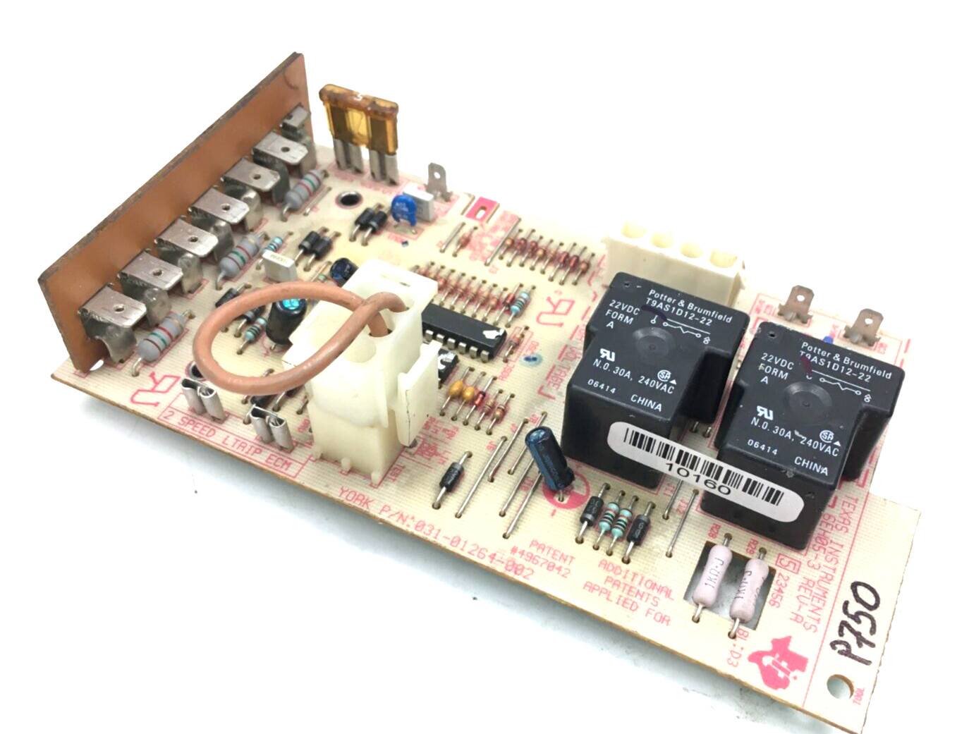 York Luxaire Coleman 031-01264-002 Furnace Control Circuit Board used #P750