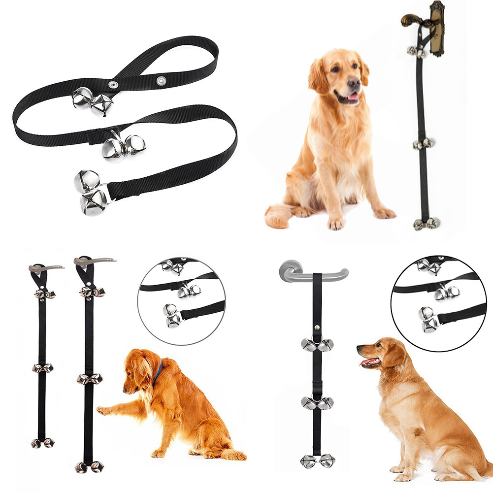 US 2 Pack Pet Dog Puppy Potty Training Door Bells Rope Housebreaking Anti Lost