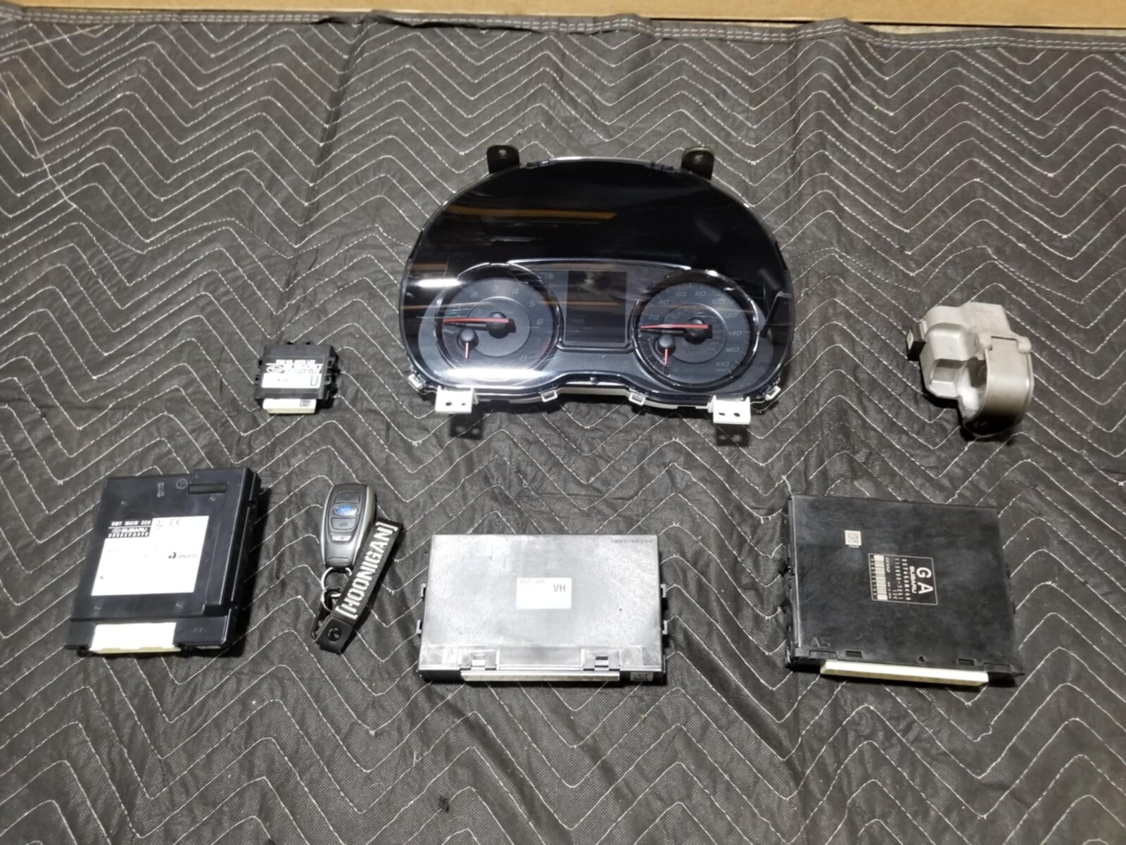2018 2019 SUBARU IMPREZA WRX STI OEM CLUSTER ECU IGNITION & IMMOBILIZER #119