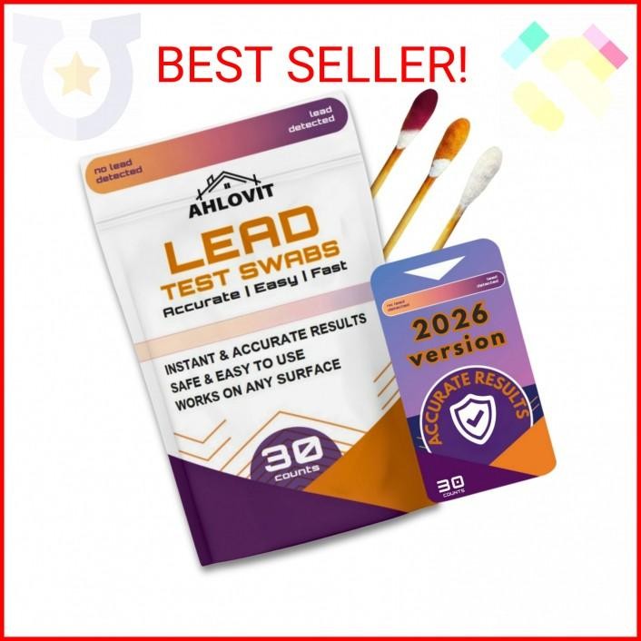 [30 Pcs] Lead Test Kit – Fast & Accurate Lead Paint Test Kit for Home – Lead Tes