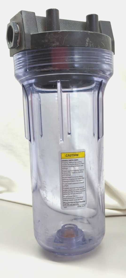 USF-PPI Water Filter Housing 10" with O-ring & Cover with 3/4" openings