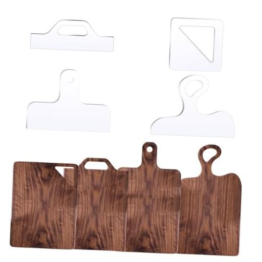 Router Templates, 4pcs Acrylic Charcuterie Board Handle Template,  Style 3