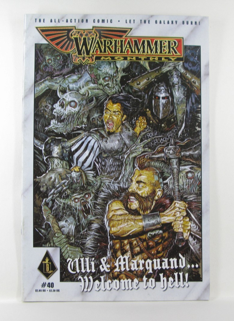 Warhammer Monthly 40 2001 40K Fantasy Graphic Novel Mordheim GW