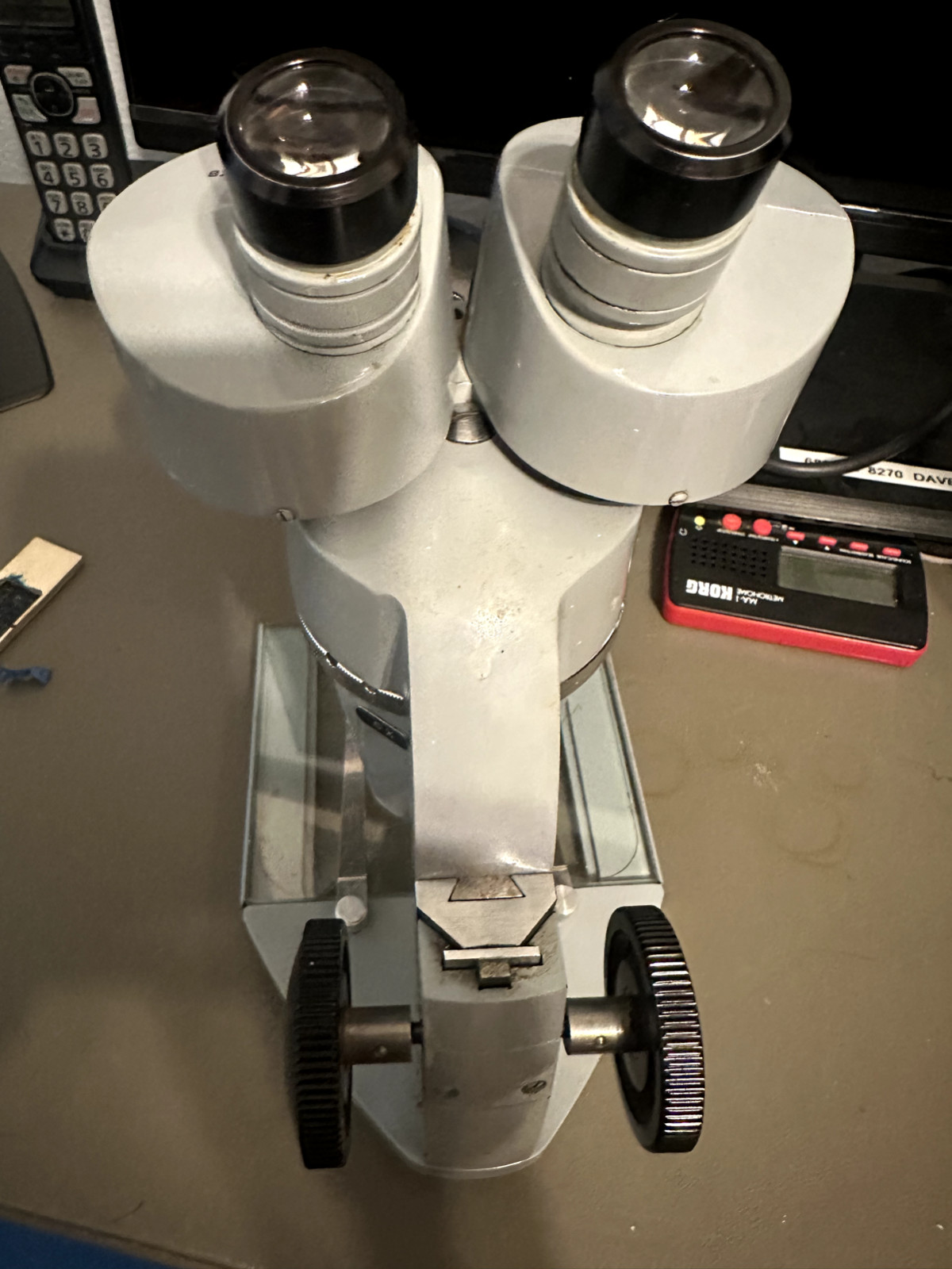 Vtg American Optical Spencer Stereoscopic Microscope W/ Objectives NO Light-Box