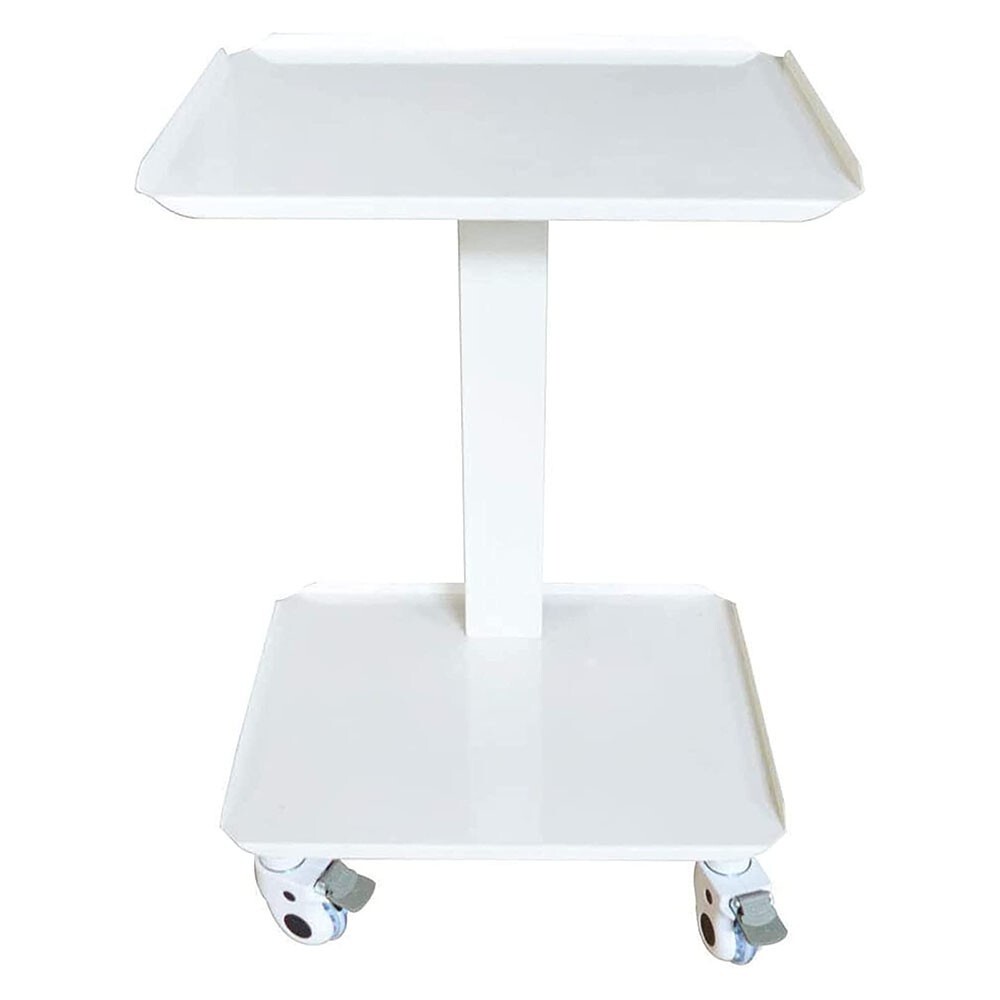 Office Trolley Cart Mobile Trolley Beauty Salon Trolley Cart with 4 Brake Wheels