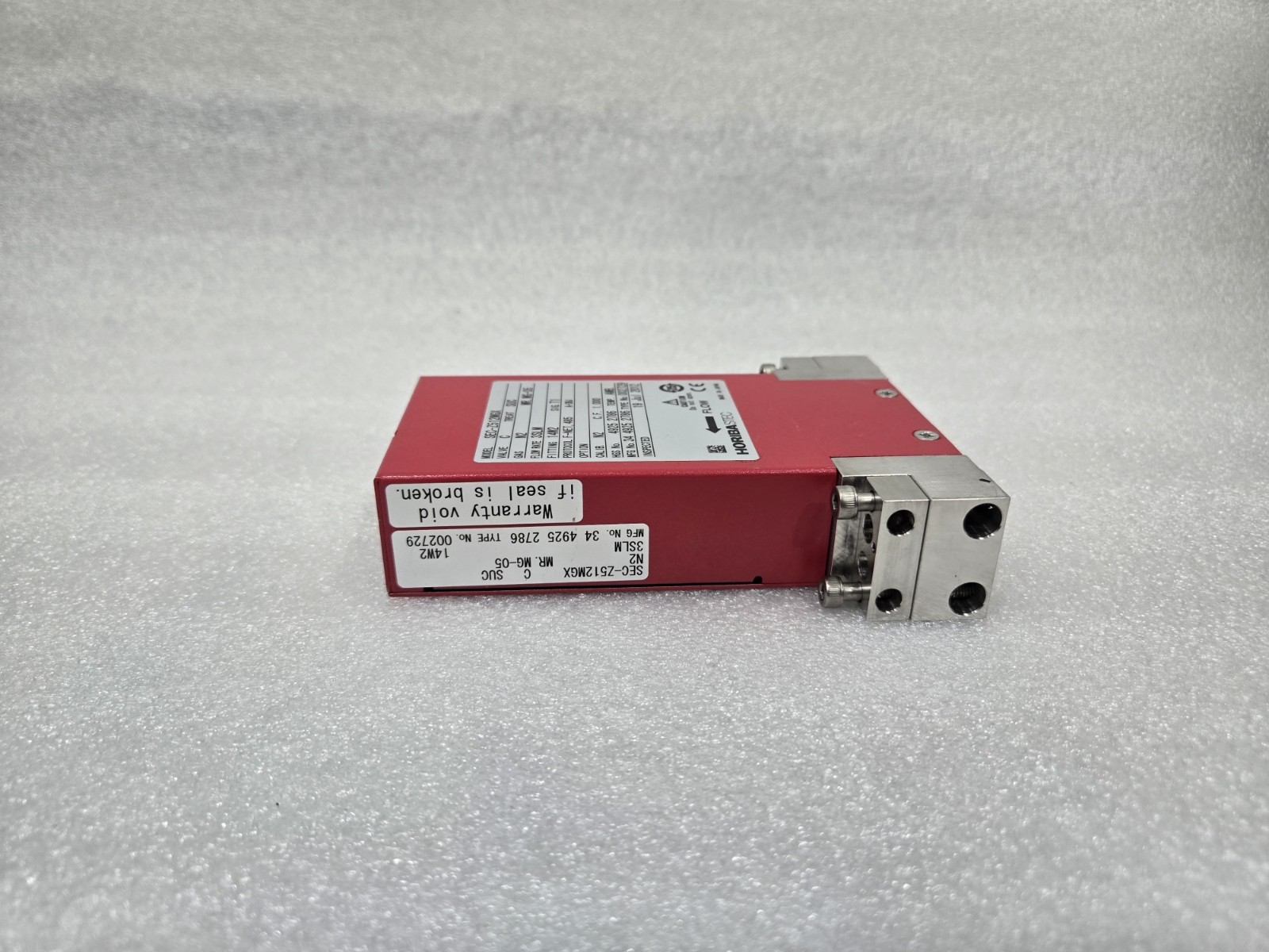 Horiba Stec MFC Mass Flow Controller SEC-Z512MGX MG-05