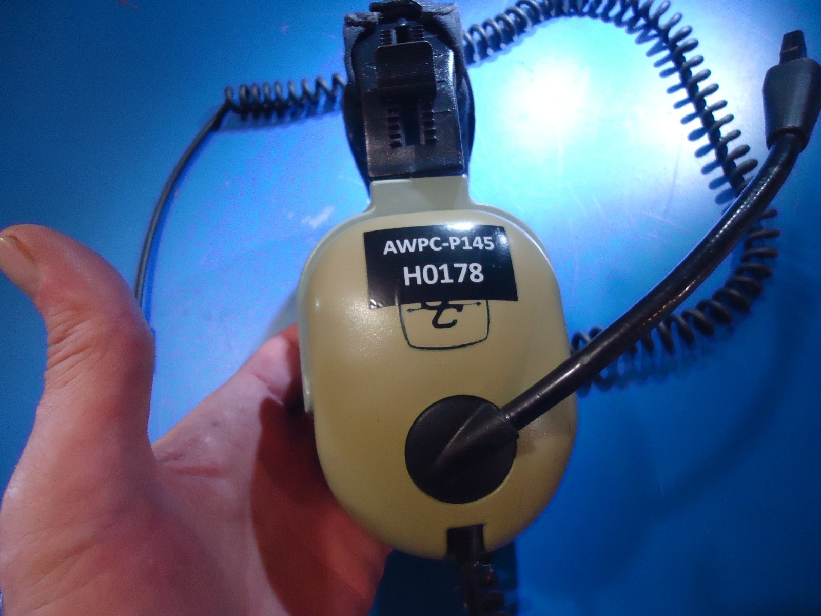 David Clark Model H20-16 Pilot Headset Used