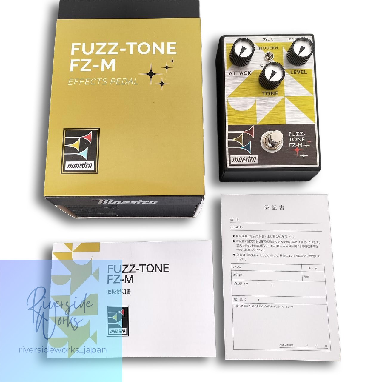 Maestro FZ-M Fuzz Effect Pedal for Electric Guitar JP