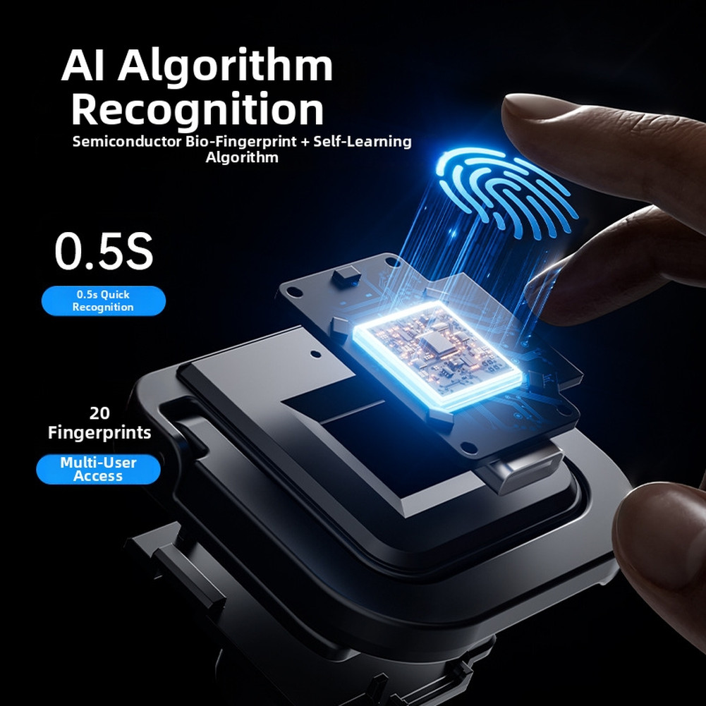 Fingerprint Lock Biometric Security For Office Scratch-resistant Alloy