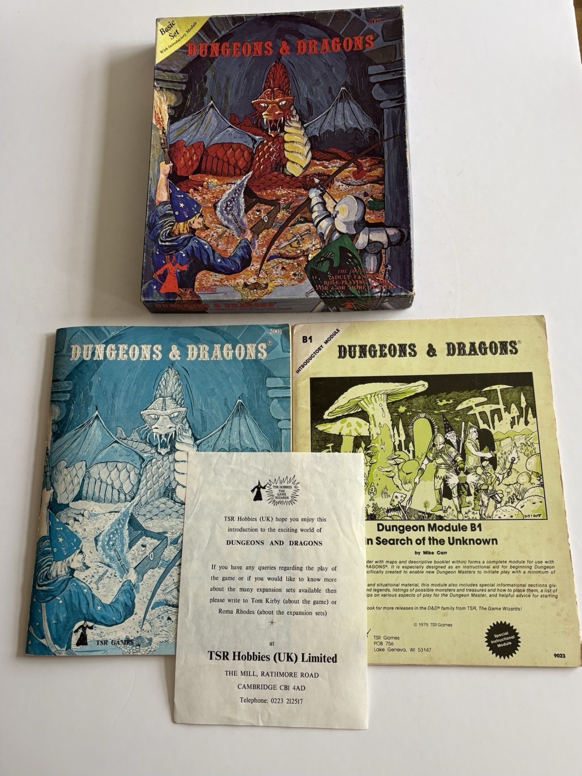 Dungeons and Dragons Holmes Basic Set TSR 1979
