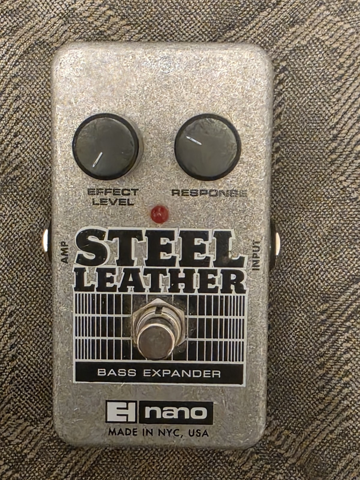 Electro-Harmonix Steel Leather Bass Expander Analog Bass Guitar Effects Pedal
