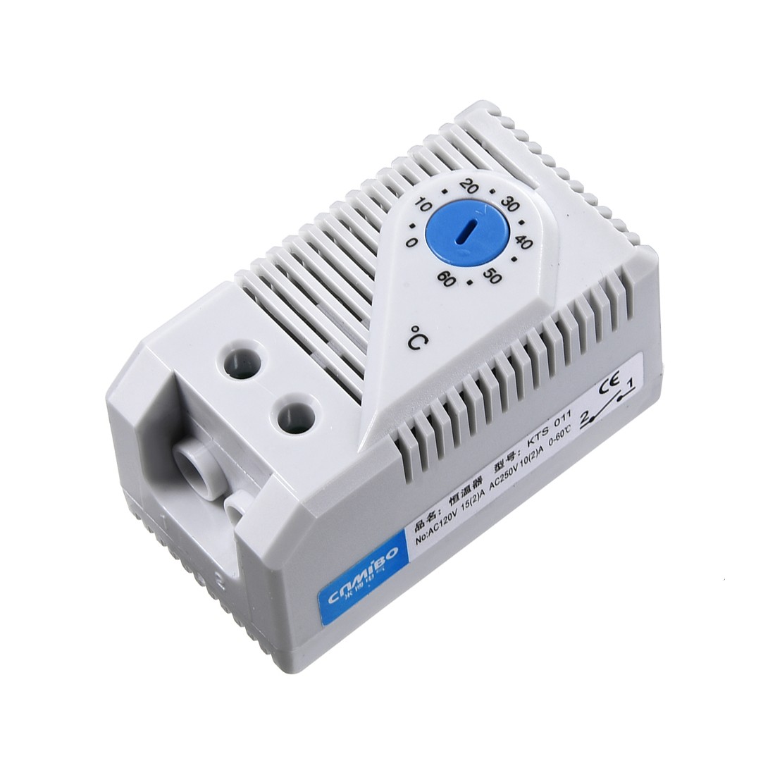 Mechanical Thermostat KTS011 0-60℃ Adjustable Compact NO Controller Switch