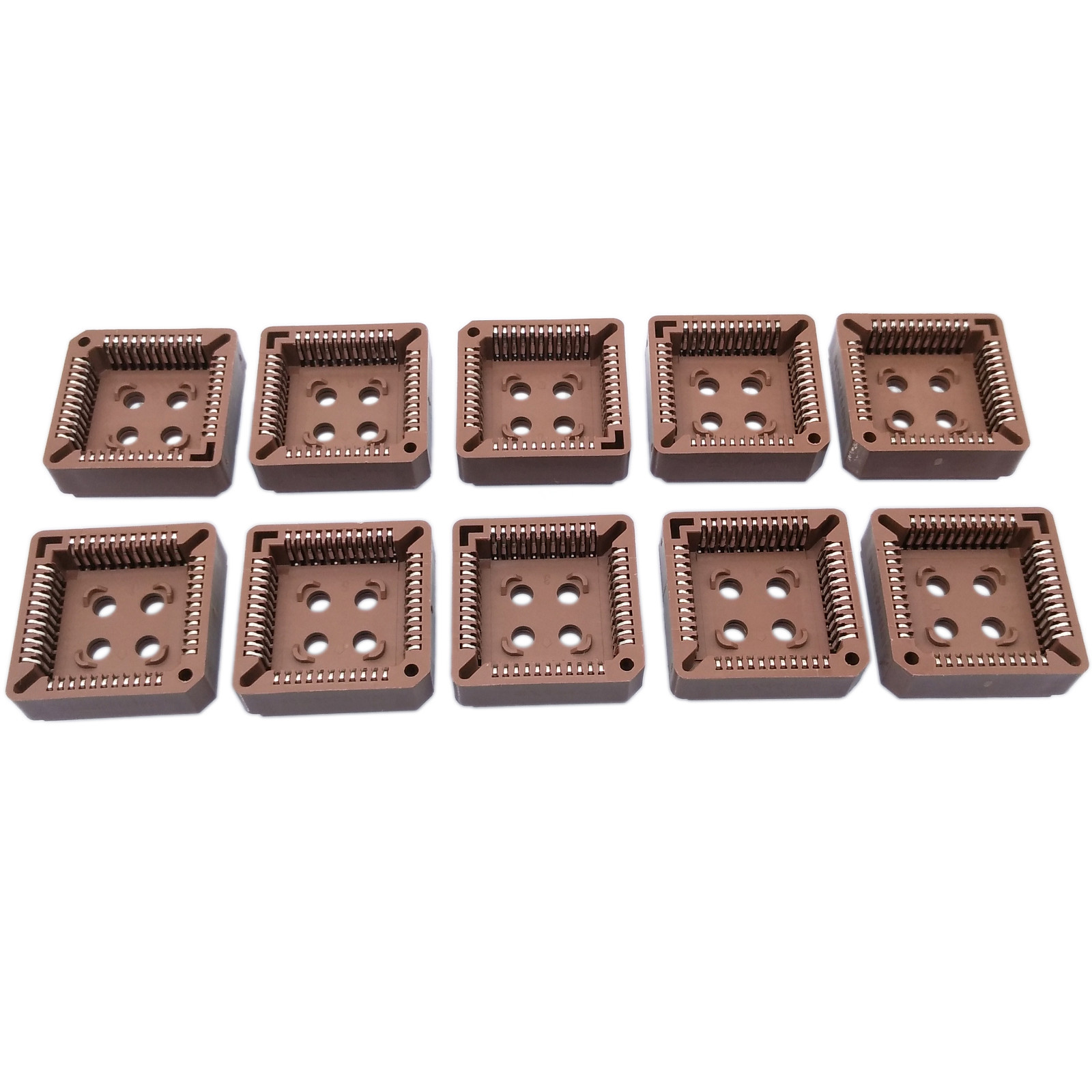 10pcs PLCC44 44 Pin 44Pin DIP IC Socket Adapter PLCC Converter