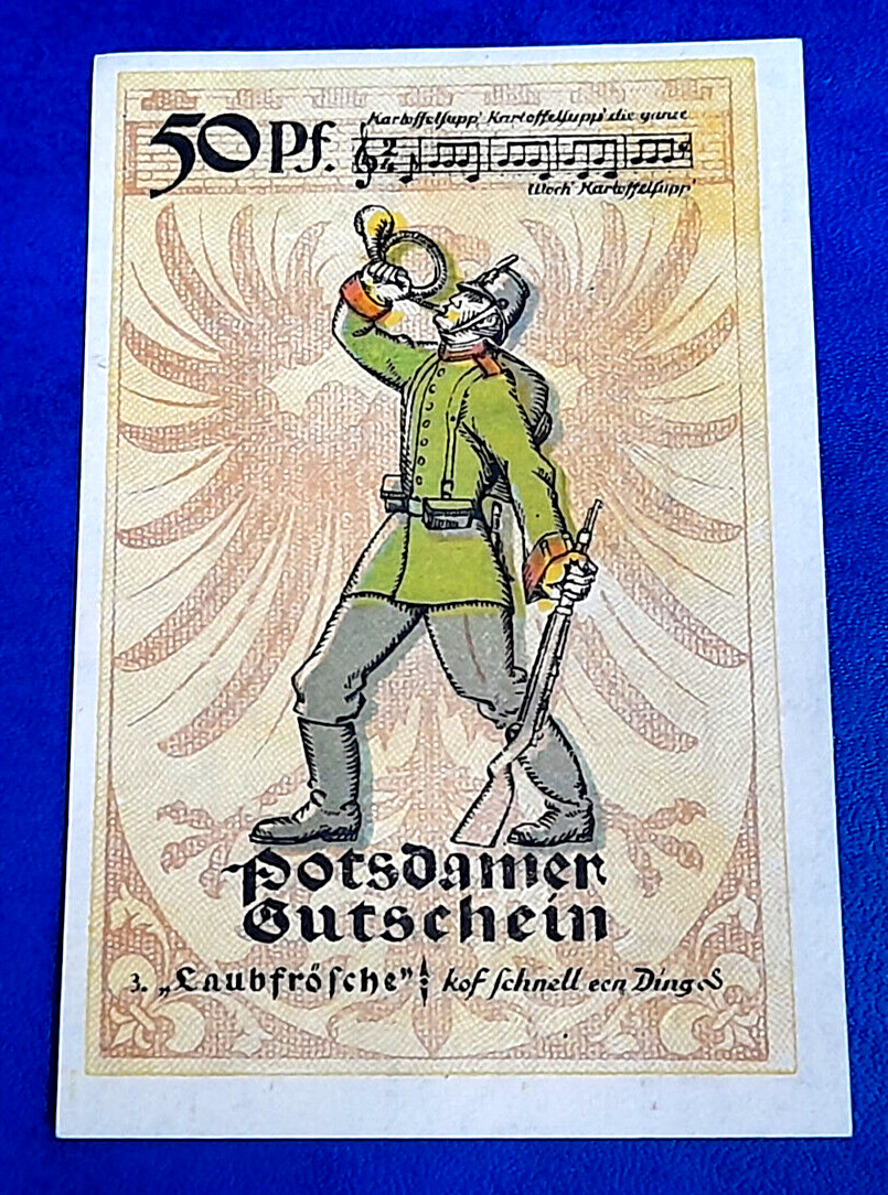 POTSDAM NOTGELD 50 PFENNIG 1921 EMERGENCY MONEY GERMANY BANKNOTE (31762)
