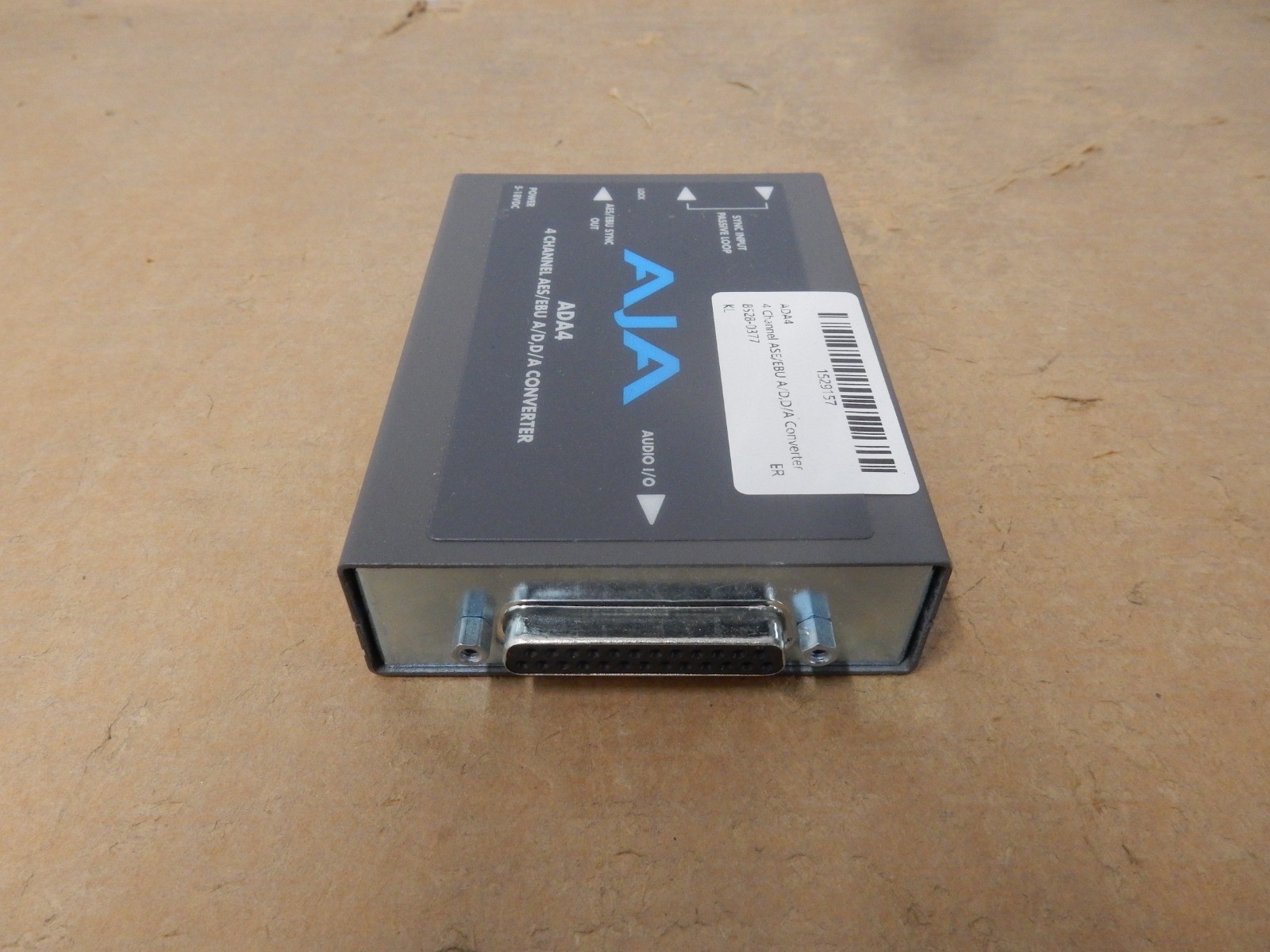 AJA	ADA4 4 Channel ASE/EBU A/D D/A Converter - No AC Adapter