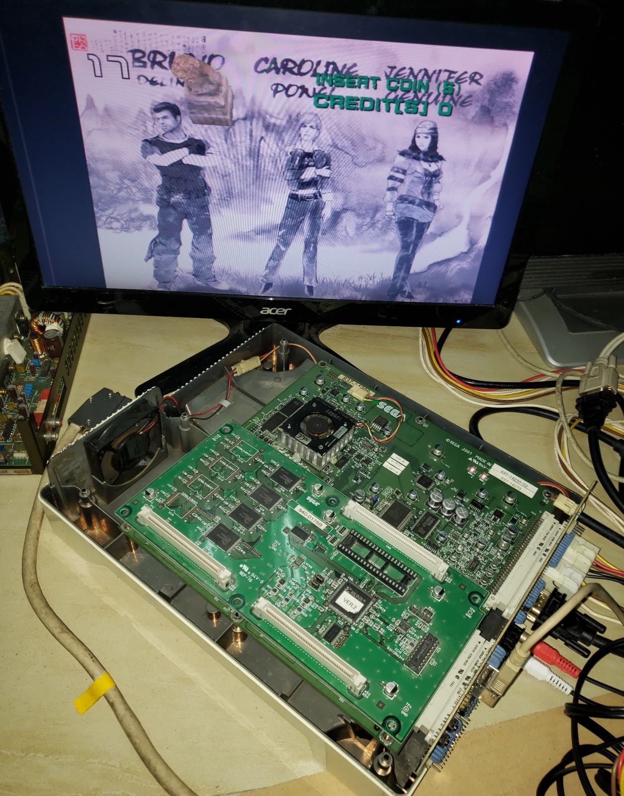 Dynamite Deka EX Rom board only Naomi System Video Arcade Game Sega