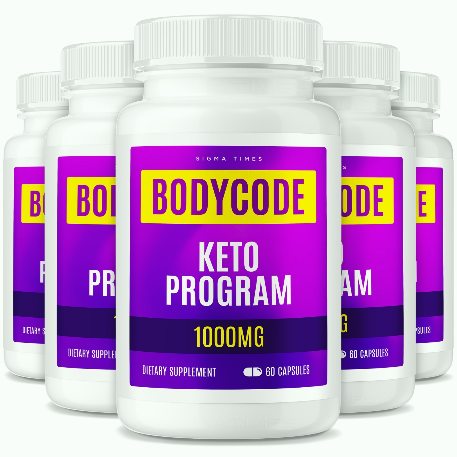 BodyCode Keto Program - Advanced Fat-Burning Formula for Weight Loss - 5 Pack