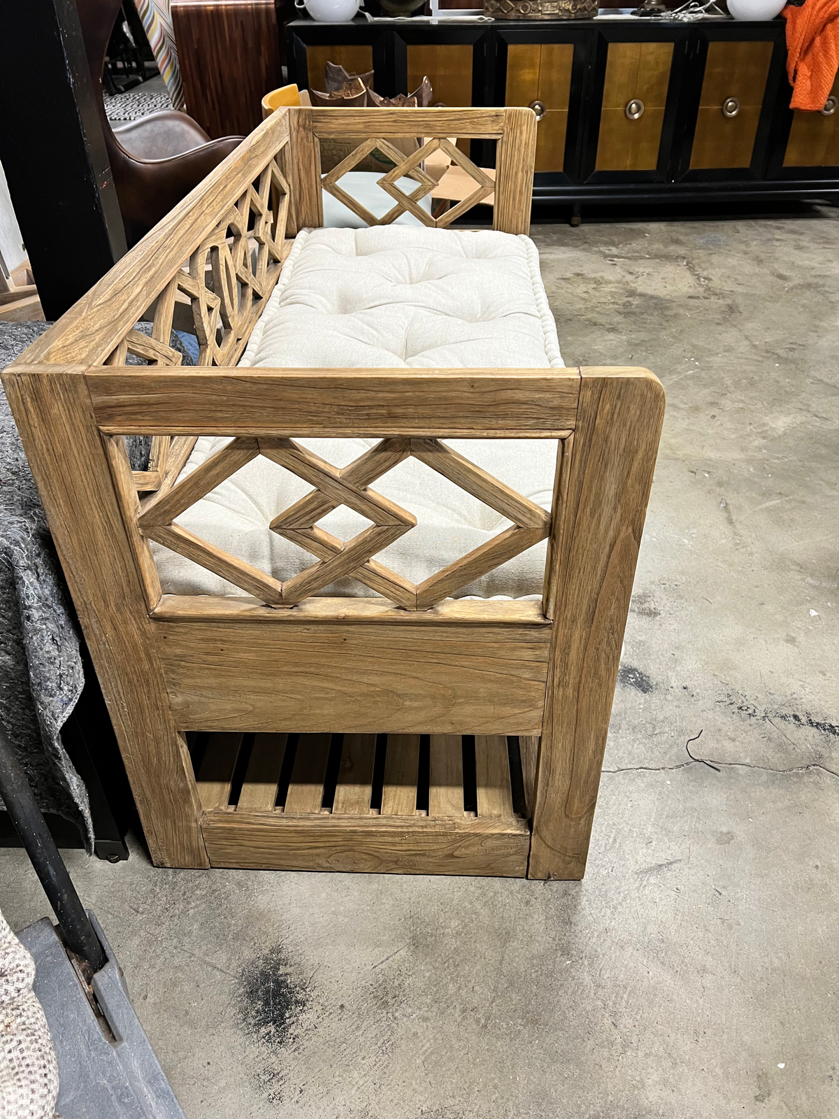Gabby Home Modena 60 Inch Bench Natural