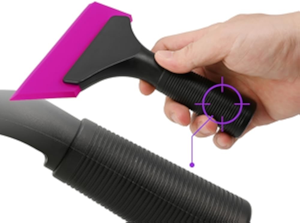 Small Squeee Inch Pink Rubber Blade Mini Wiper Window Tinting