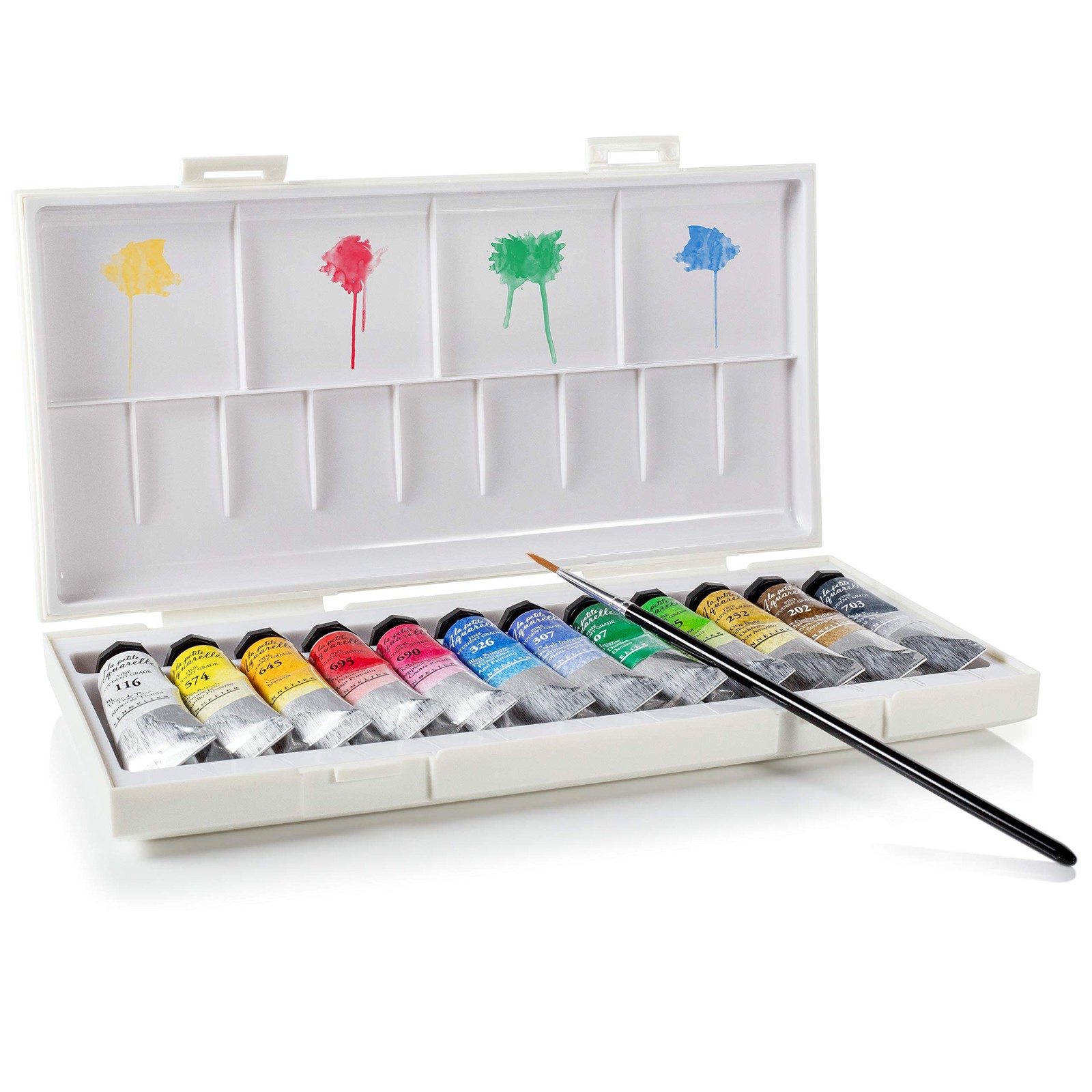 Sennelier La Petite Aquarelle 12 10Ml Tubes 3.96 Fl Oz (Pack of 1), Multicolor