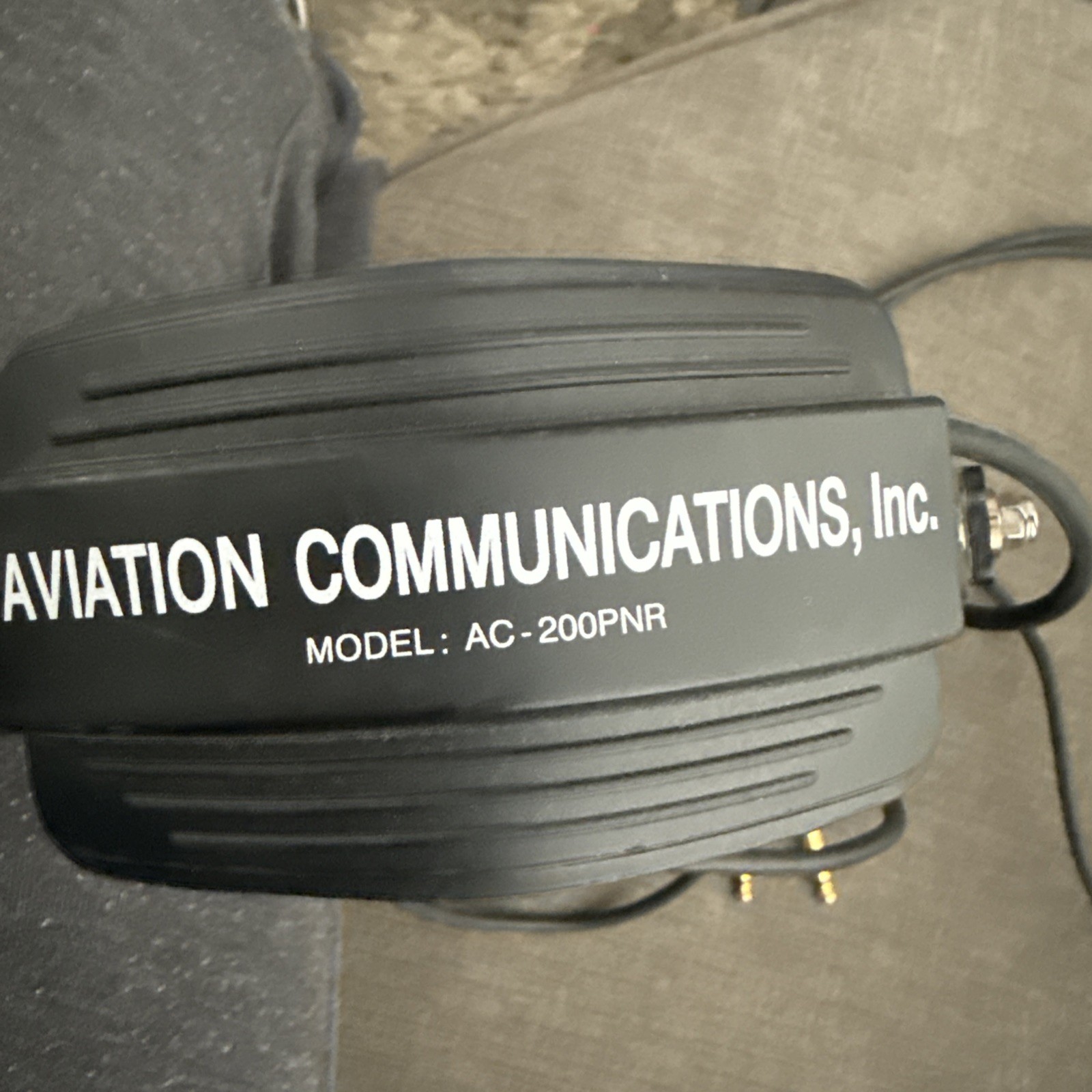 Aviation commutation Inc. HEADSET AVCOMM P/N AC-200PNR