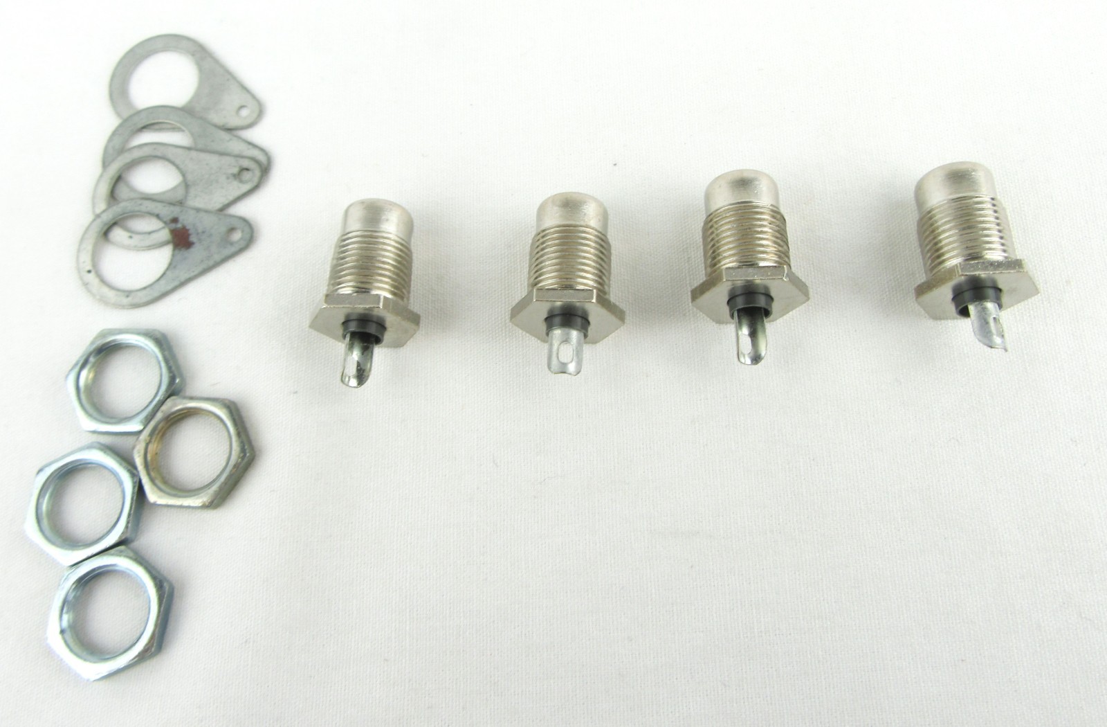 Switchcraft 3501FR RCA Jack Rear Panel Mt, Set of 4 - New Old Stock, Free Ship