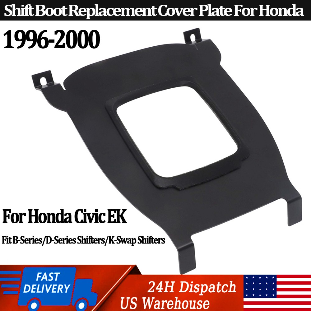 B/D-Series Shift Boot Replacement Cover Plate Aluminum For Honda 96-00 Civic EK