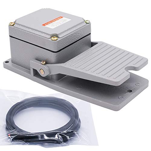 Twidec/ac 380V 15A Heavy Duty Foot Switch Spdt No Nc Electric Pedal Mo