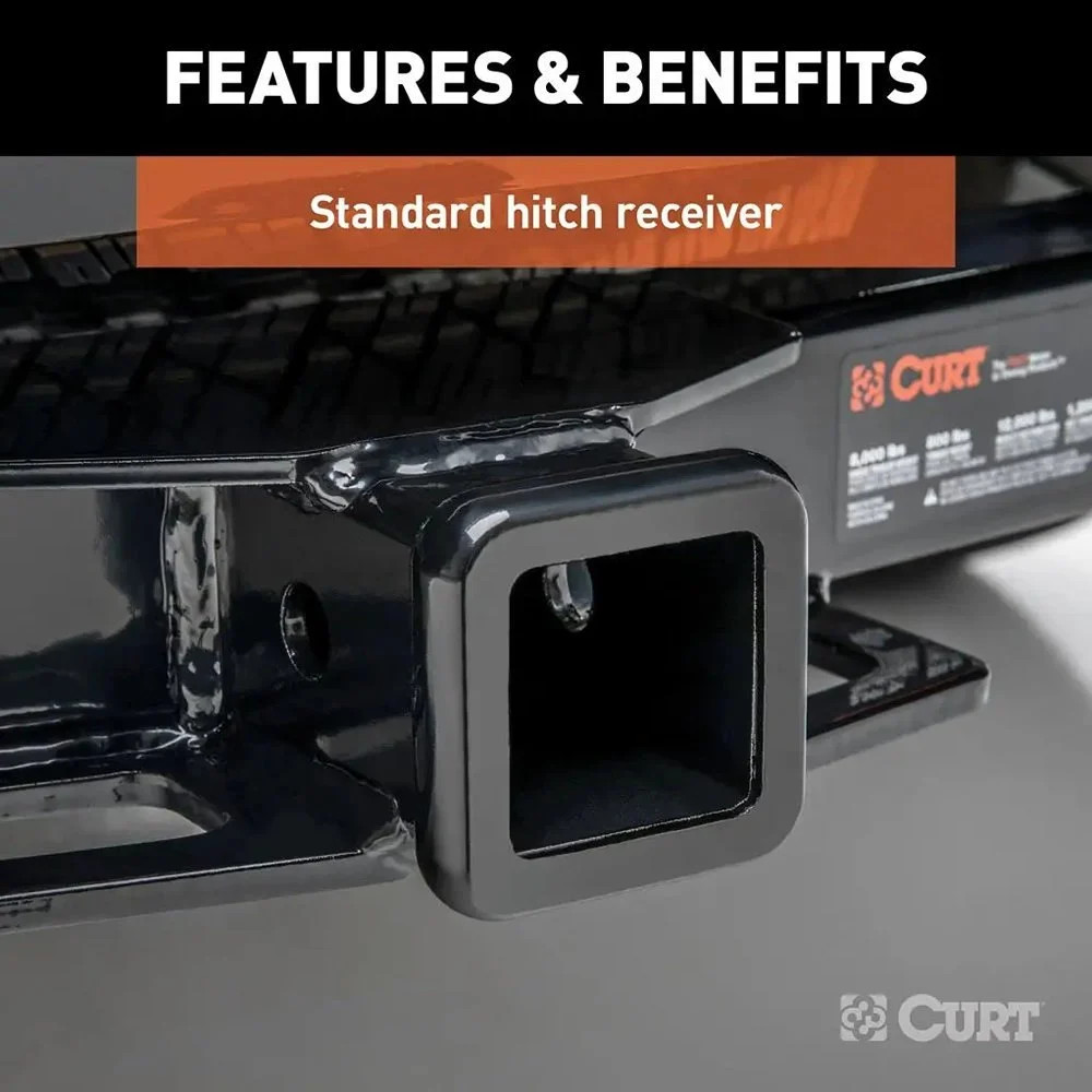 Class 3 Concealed Front Trailer Hitch w 2" Receiver Opening 5000 Trailer