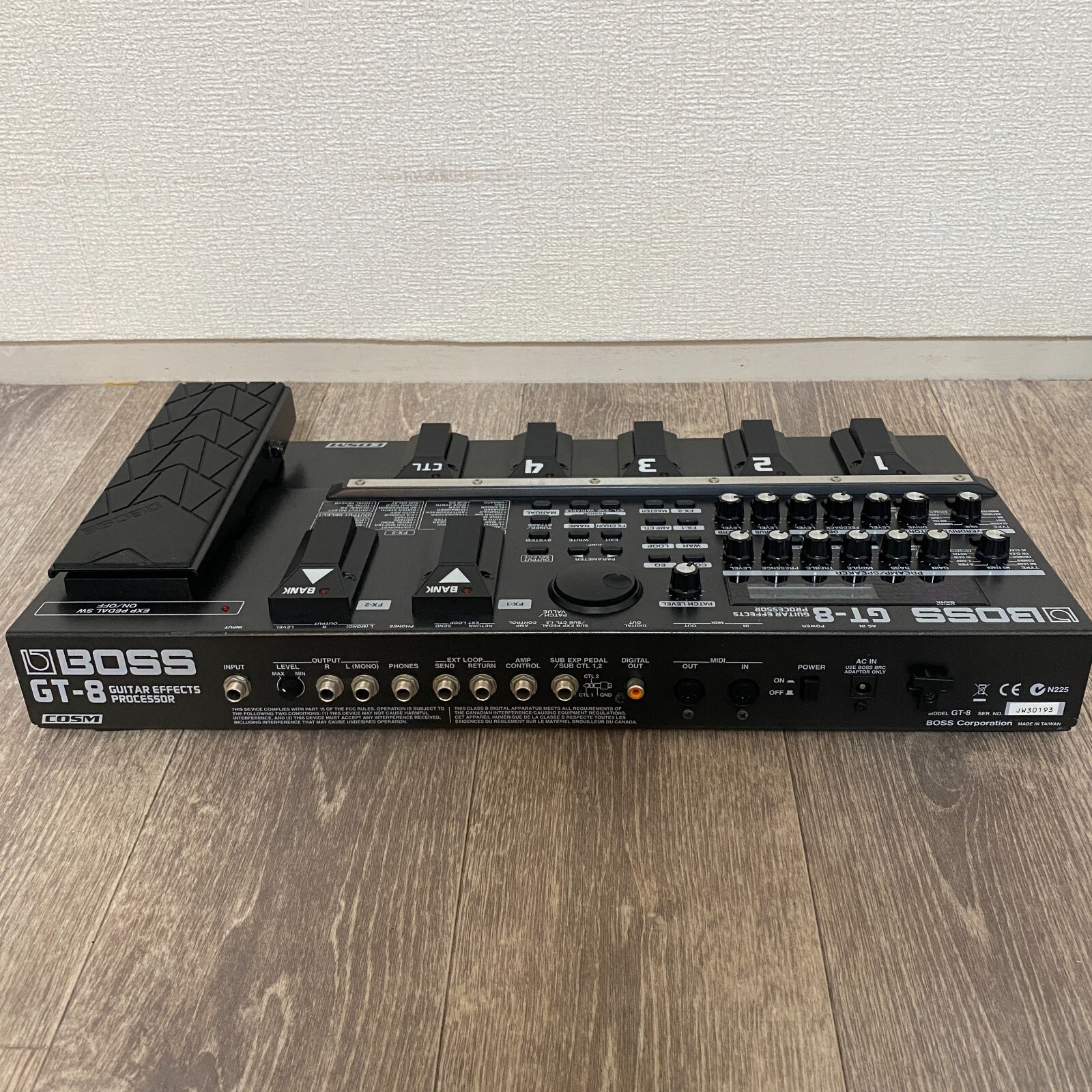 Boss GT-8 Guitar Effects Processor Multi Guitar Effect Pedal Used w/Adapter FmJP