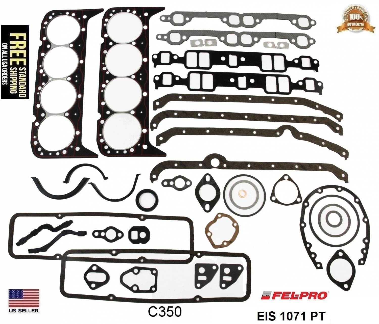 Fel Pro Engine Gasket Set EIS 1071 PT Fits Chevrolet Big Block engines C350