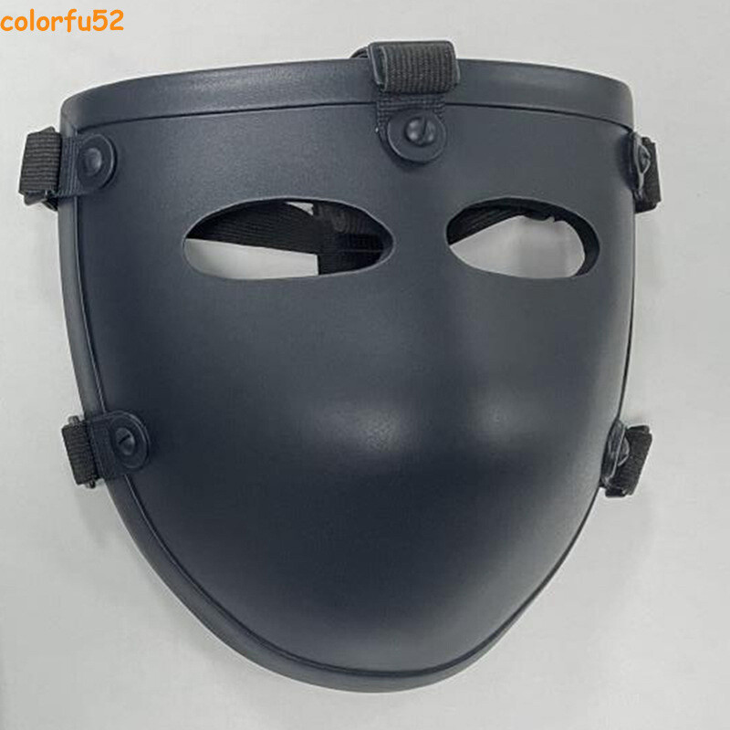 IN US! Level NIJ IIIA Tactical Bulletproof Mask Ballistic Half Face Helmet Black