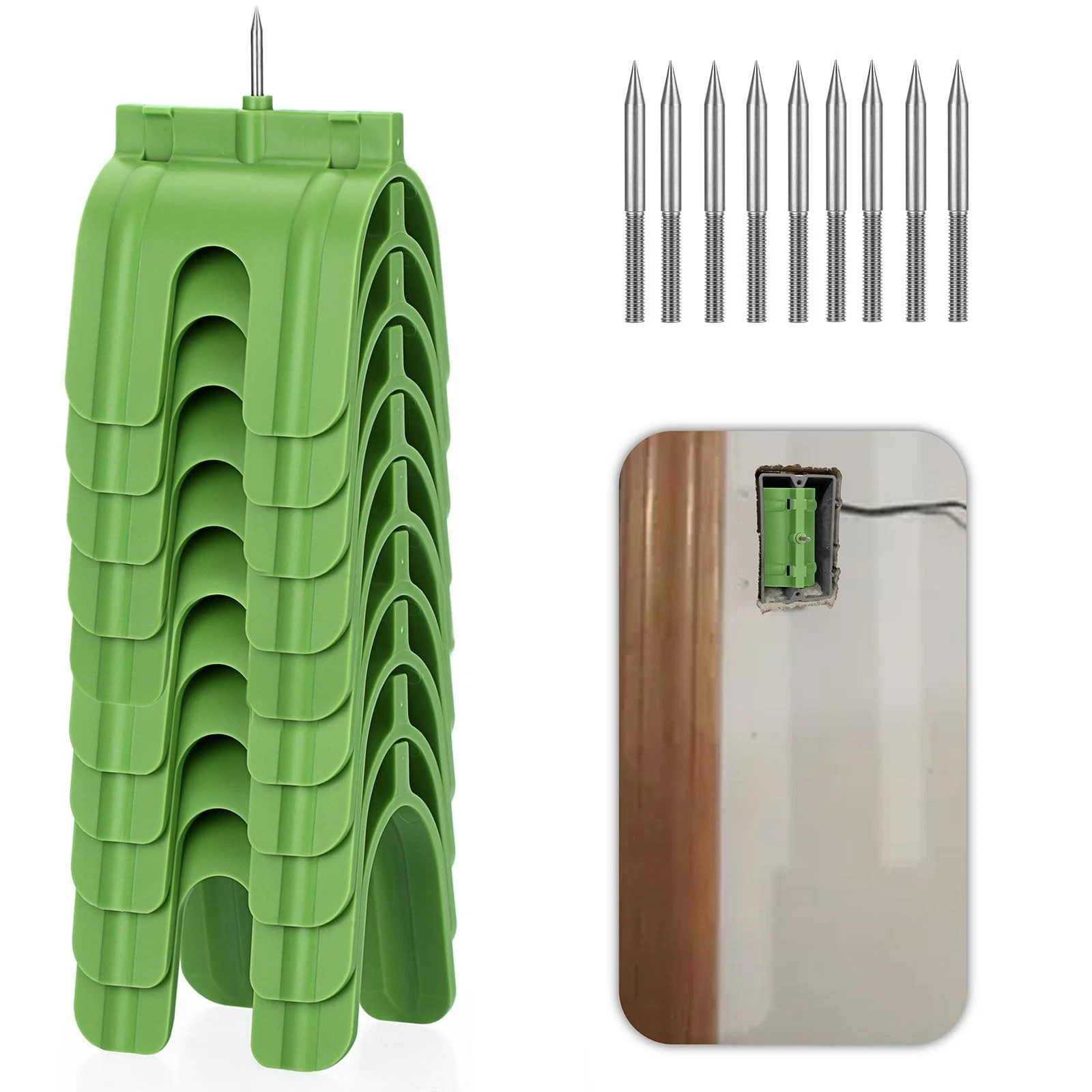 10 Packs Outlet Marker for Drywall Installation, Drywall Marking Tool for Ele