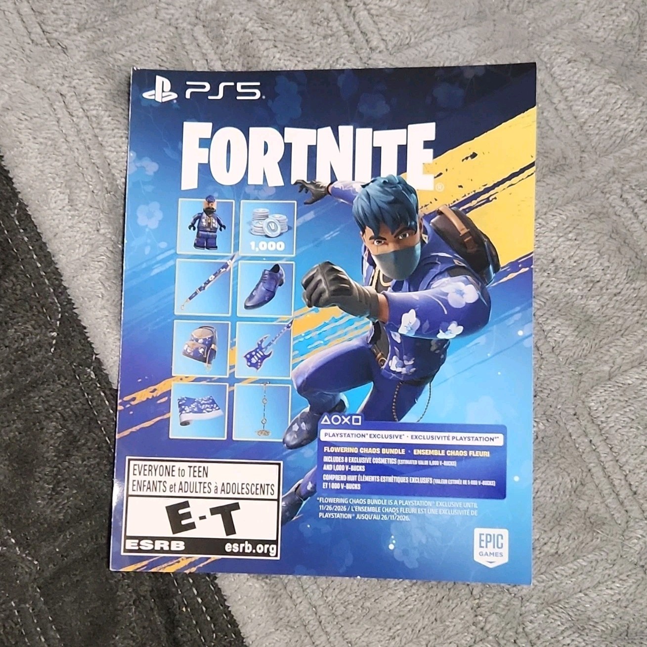 Sony Interactive Flowering Chaos Bundle 1,000 V-Bucks PS5 Download Card