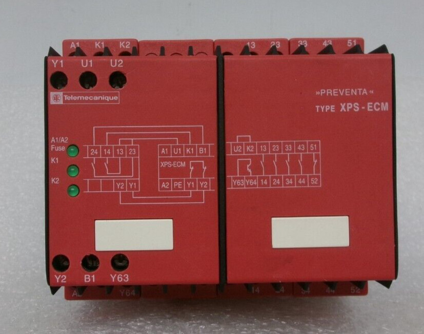SCHNEIDER ELECTRIC TELEMECANIQUE SAFETY RELAY XPS ECM 5131 #282o