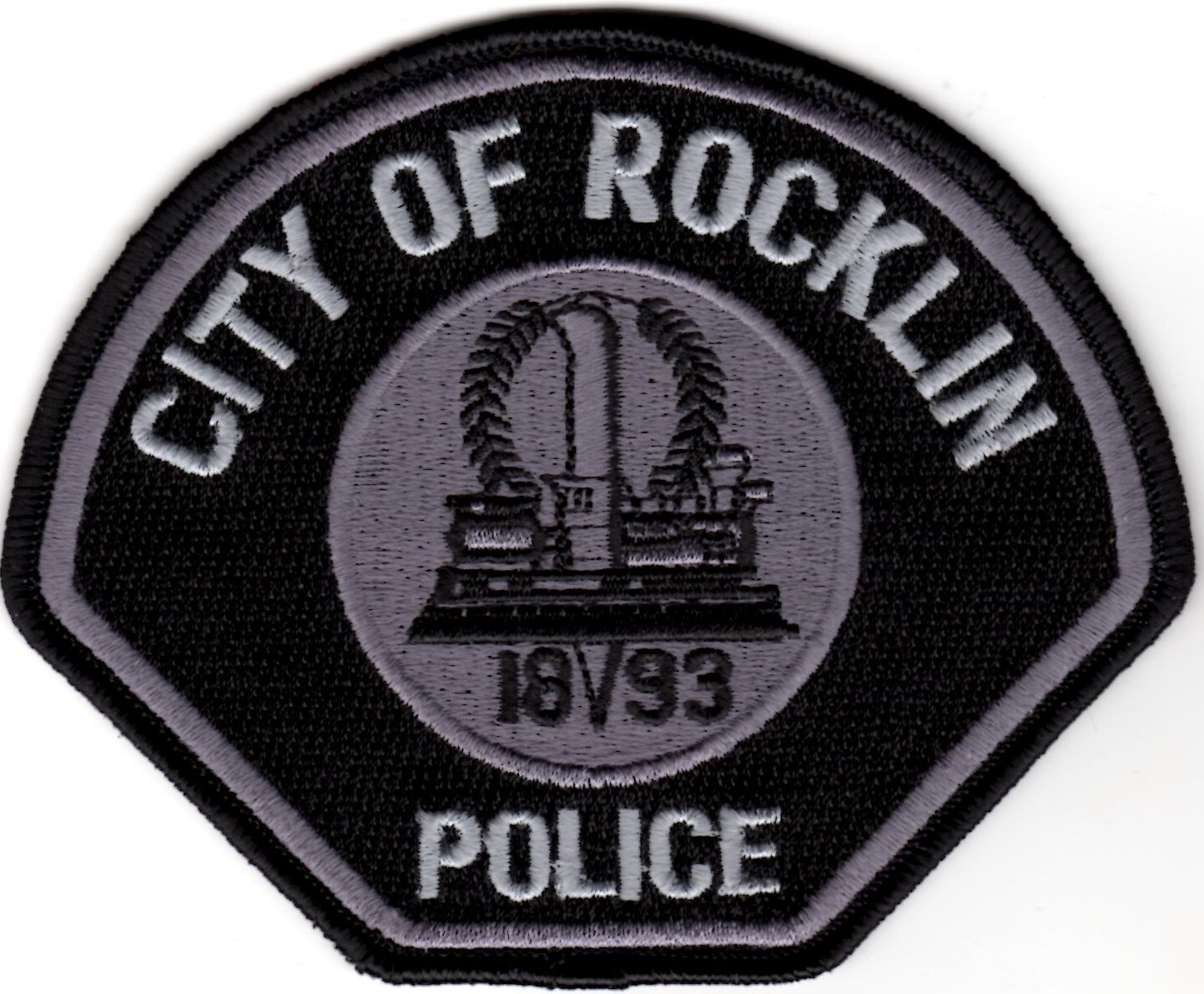 City of Rocklin subdued Police California CA Police Patch