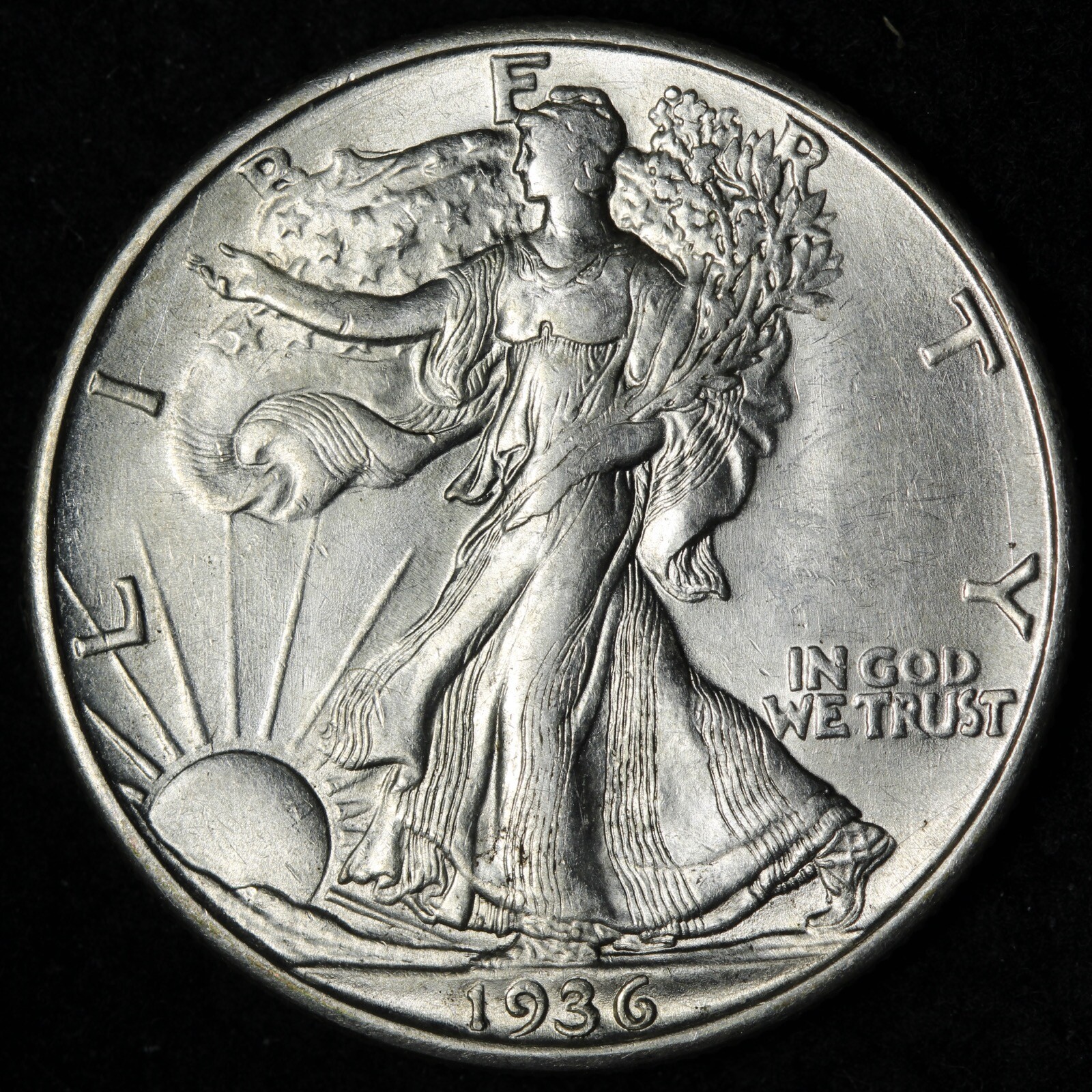 1936-D Walking Liberty Silver Half Dollar BU *UNCIRCULATED* MS E372 SZPM