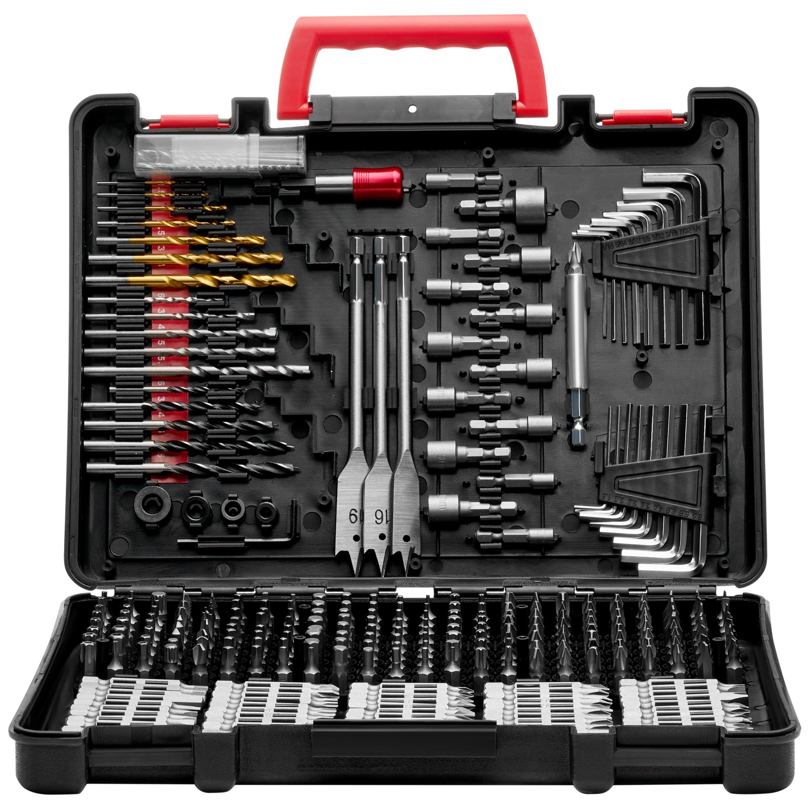 Uimoso Drill Bit Set 318PCS Screwdriver Bit Set with Carrying Case Multi-purpose