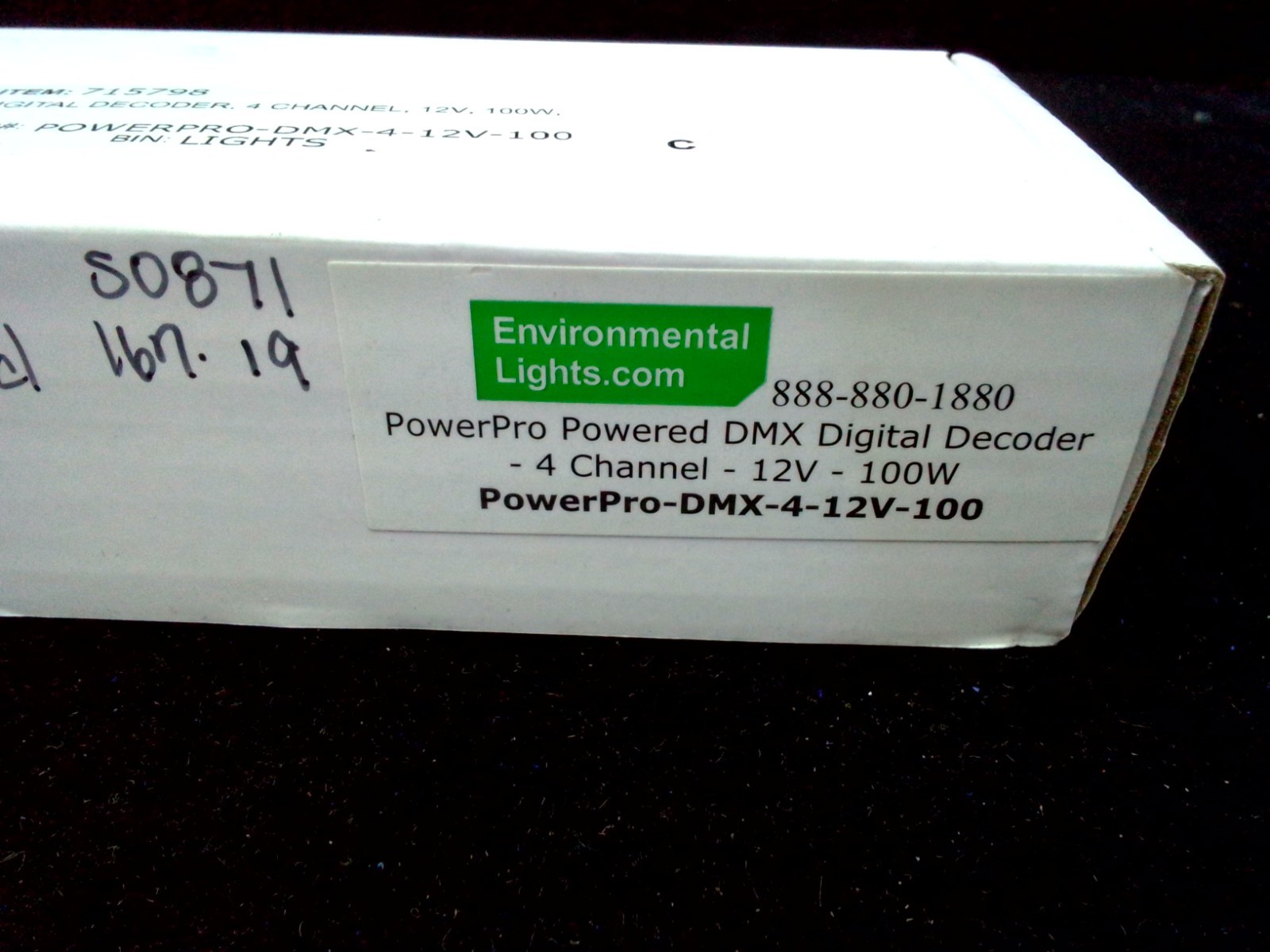 POWERPRO-DMX-4-12V-100 DMX512 LED DRIVER