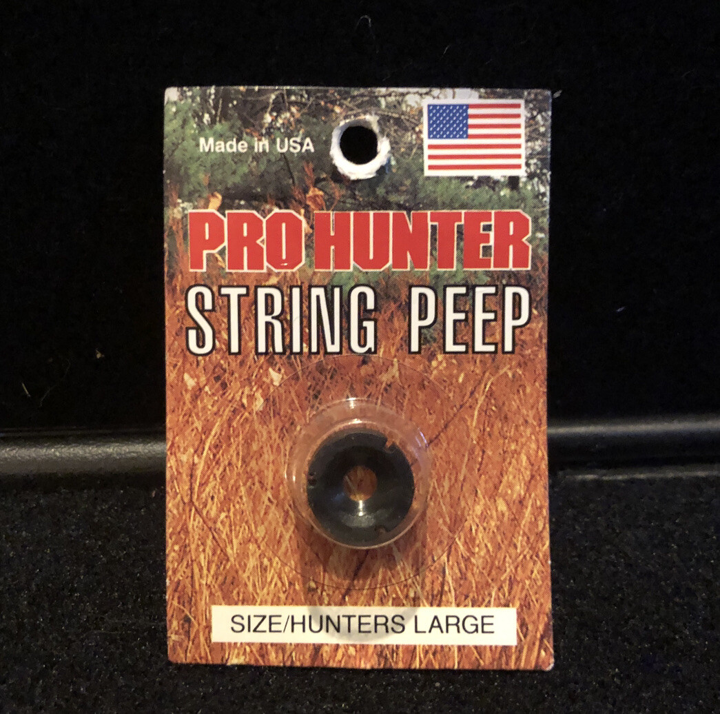 GWS Pro Hunter String Peep Large Black 10084