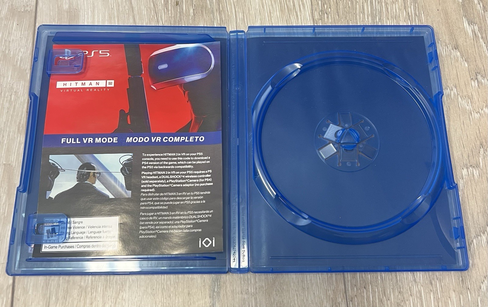 Replacement Box Case ONLY - Hitman World of Assassination - PS5 AUTHENTIC