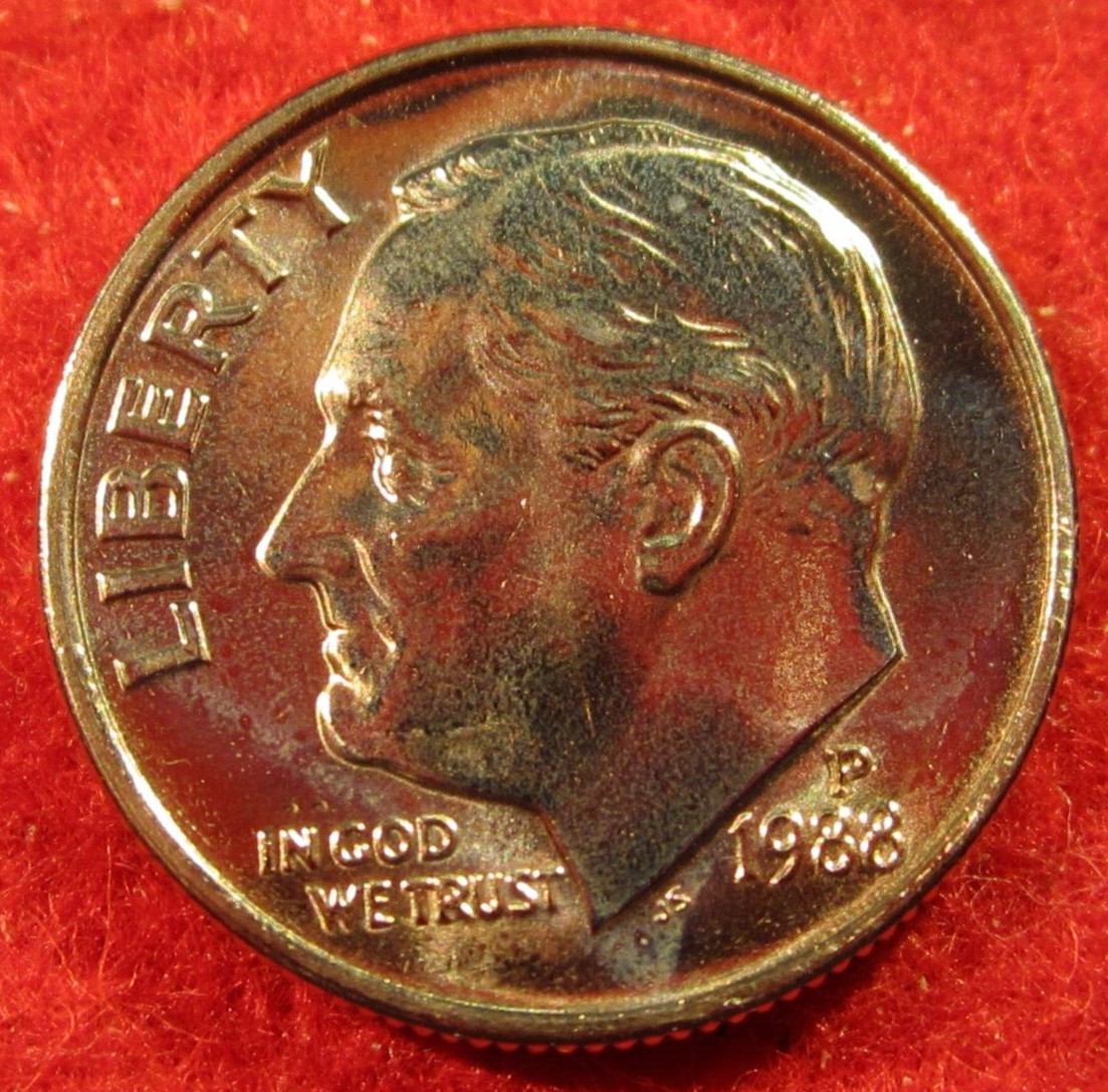 1988 (P) Roosevelt Clad Dime - Uncirculated