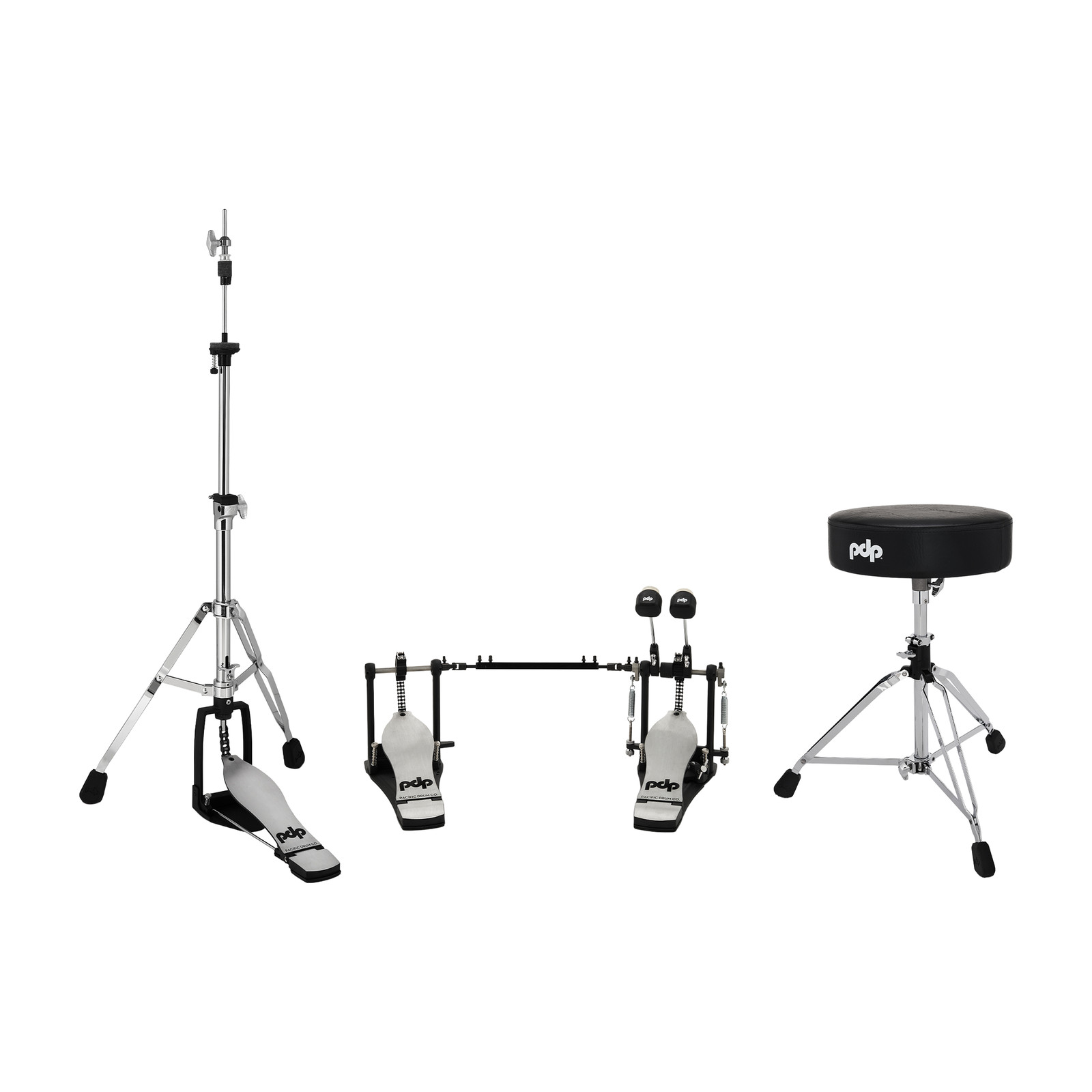 PDP 800 Series 3-Pc Hardware Pack - Double Pedal/Throne/Hi-Hat Stand