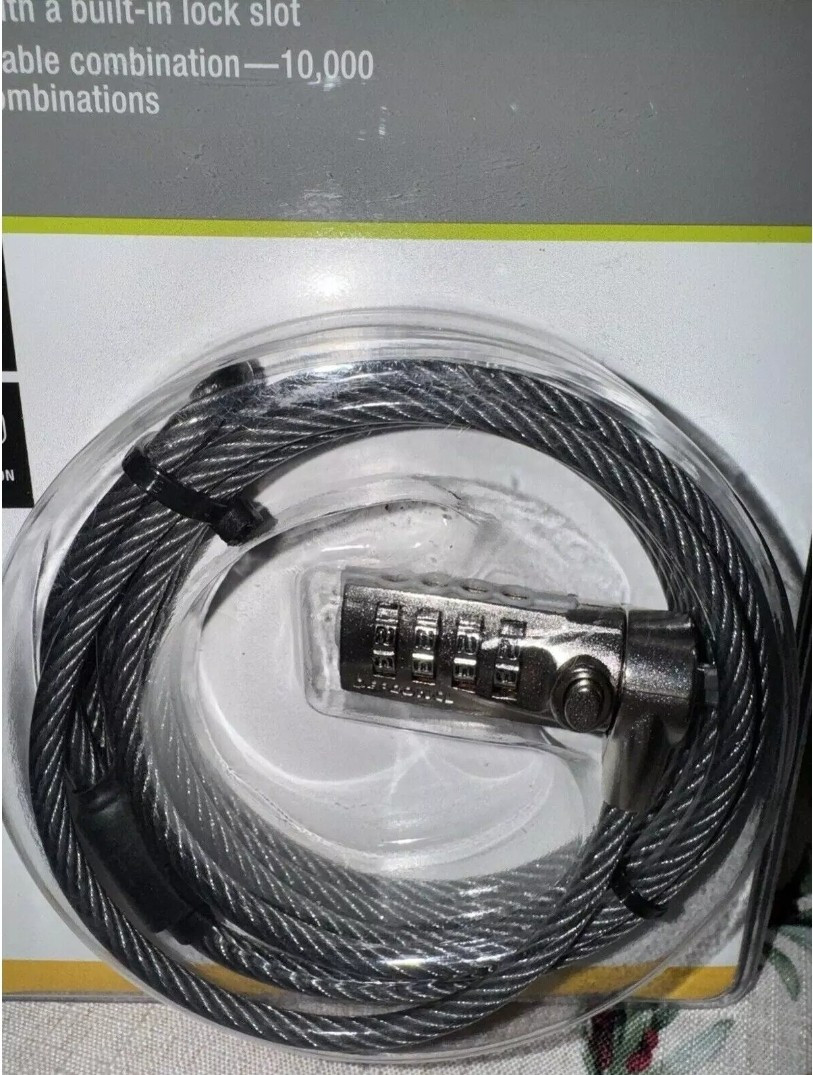 NEW Sealed Targus Defcon CL Laptop Computer Security Cable Lock Combination
