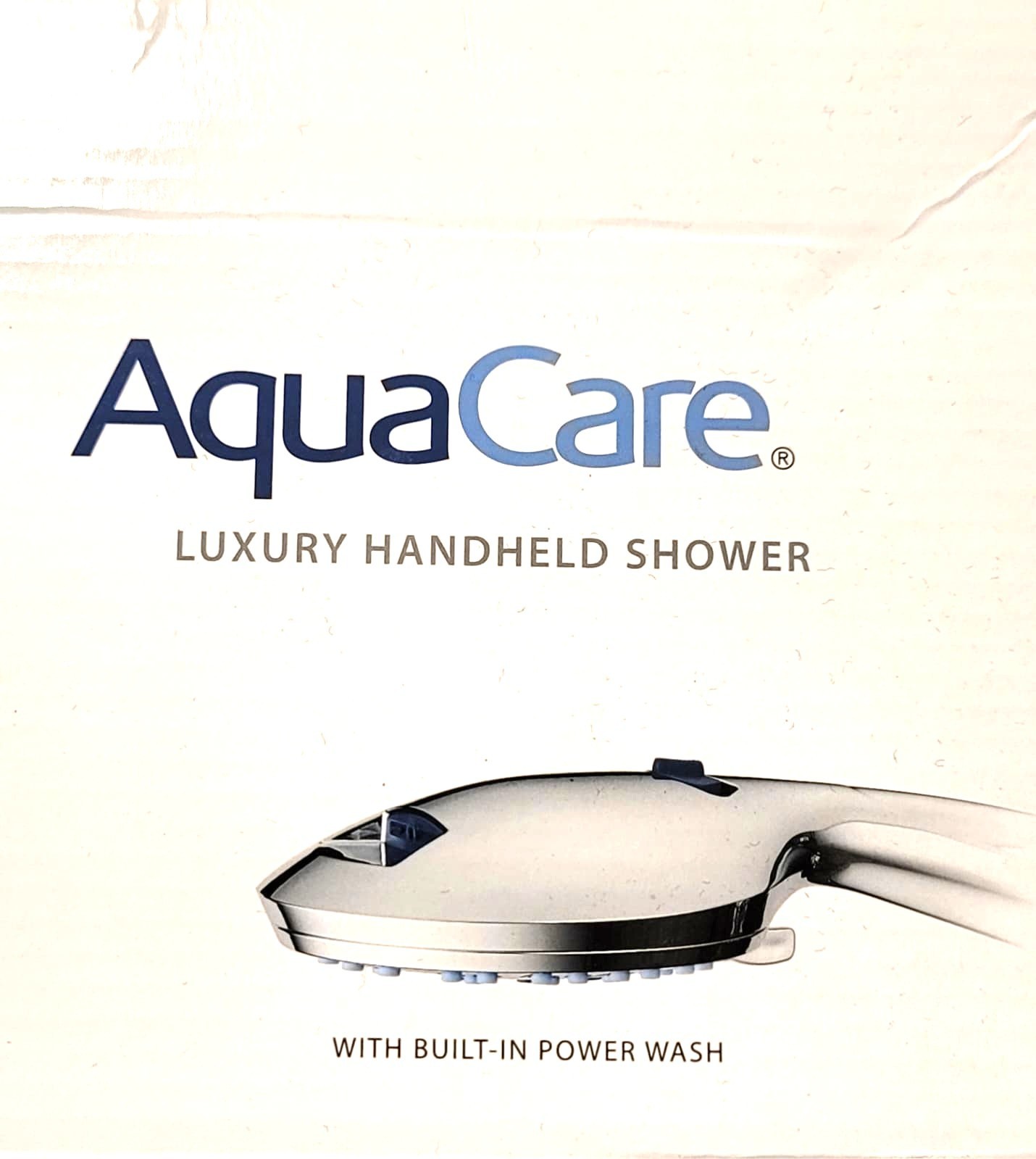 Aquacare High Pressure 8-Mode Handheld Shower Head - Anti-Clog Nozzles, Built-In