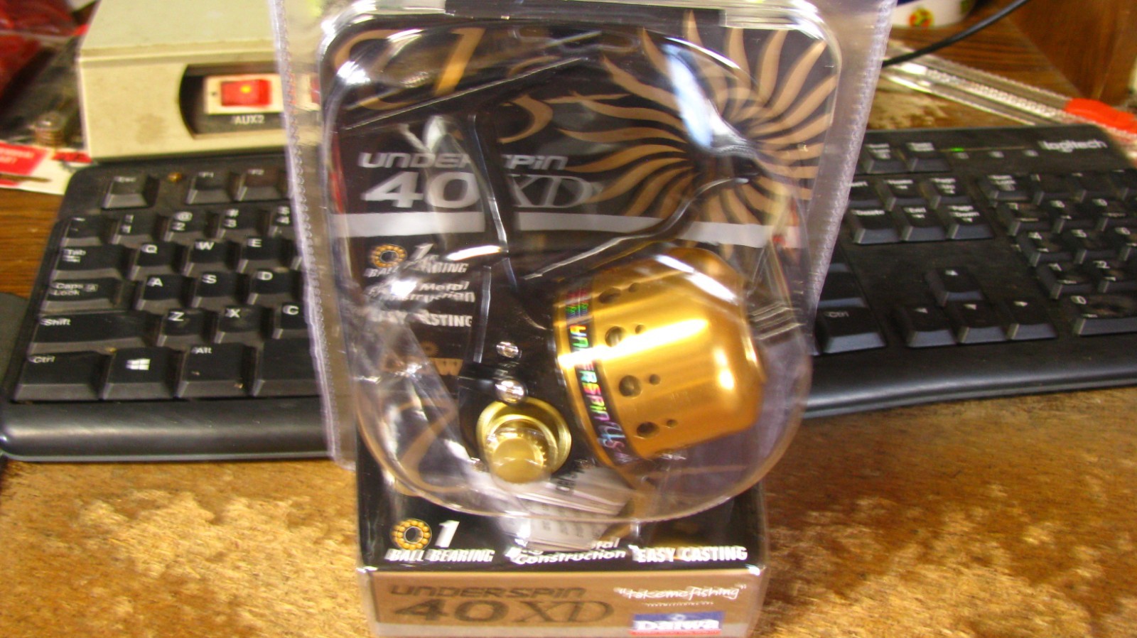Daiwa underspin reel, "40XD", 1 bearing, ,4.1/1. R or L hand, free shipping