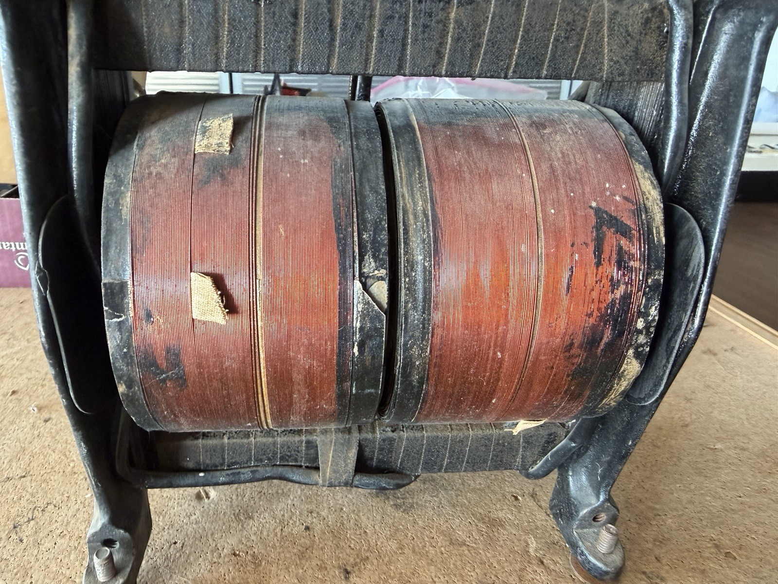 Antique 1920’s Thordarson (?) Large Open-Frame Transformer for display